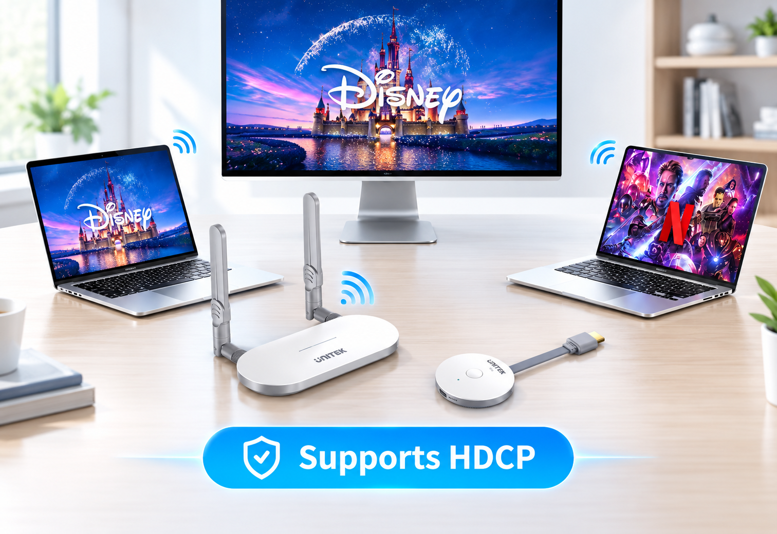 Bộ HDMI Không Dây Cho Phòng Họp, Máy Chiếu Và Trình Chiếu