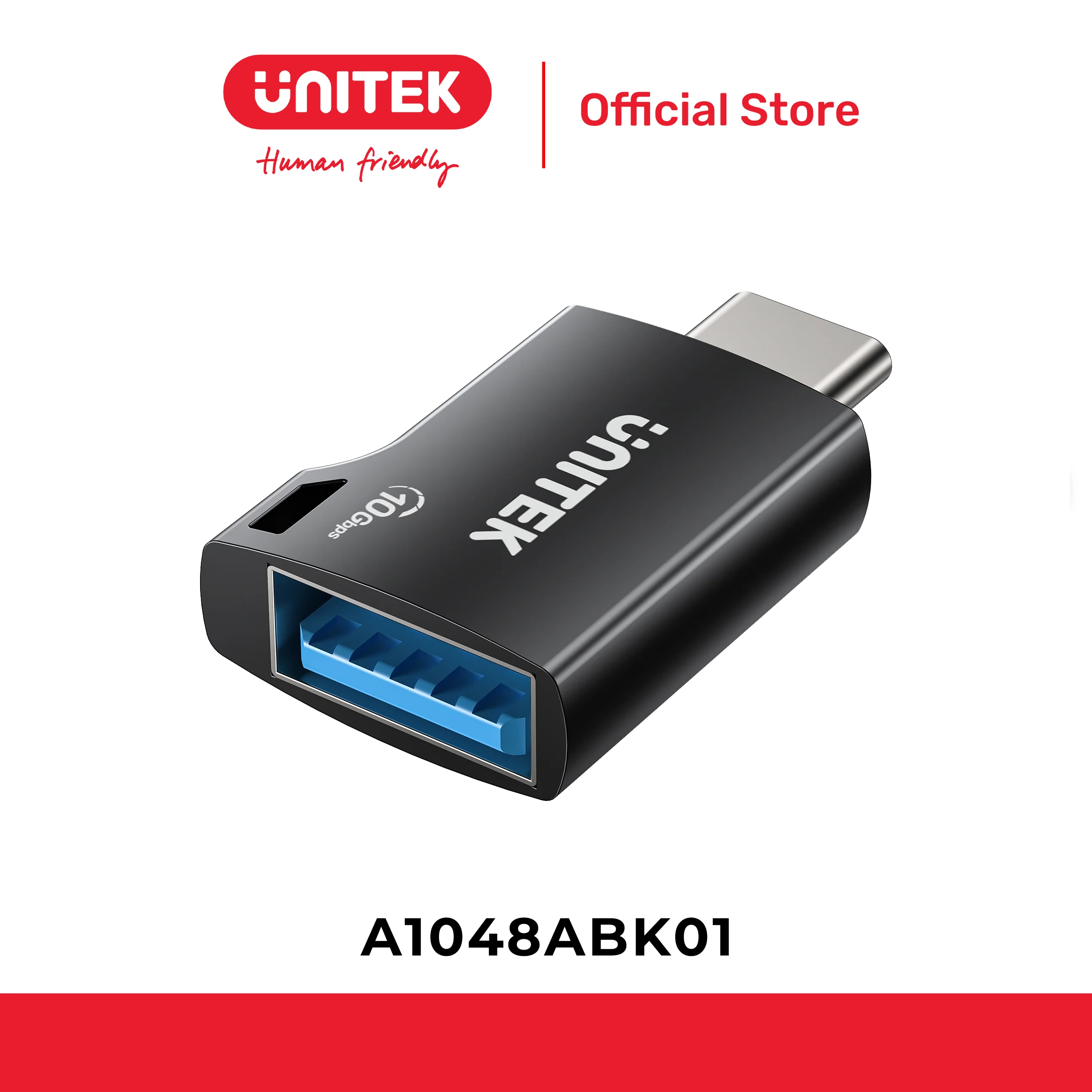 Bộ chuyển đổi Type-C -> USB 10Gbps UNITEK A1048ABK01