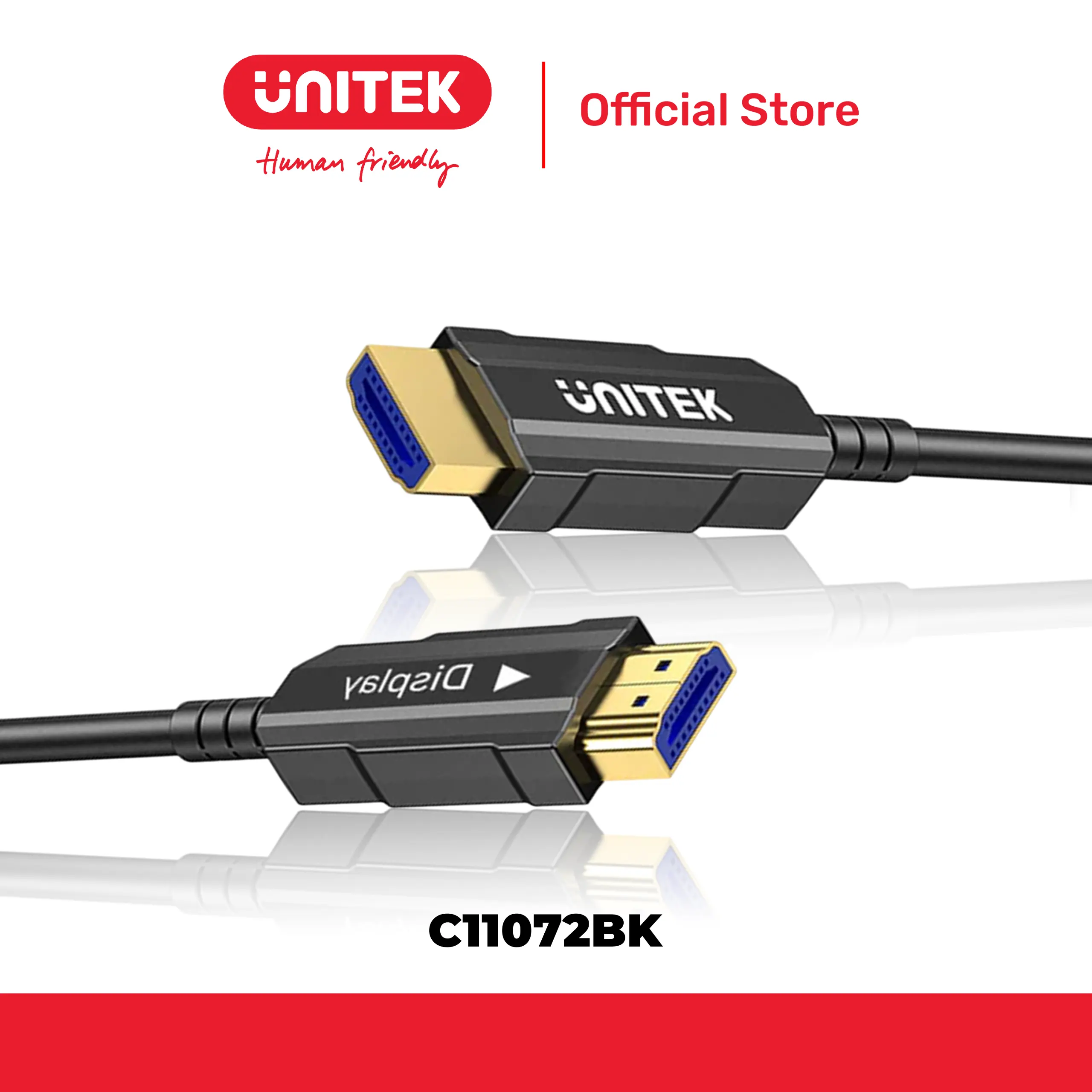 Cáp quang HDMI 4K@60Hz dài đến 50m UNITEK C11072BK