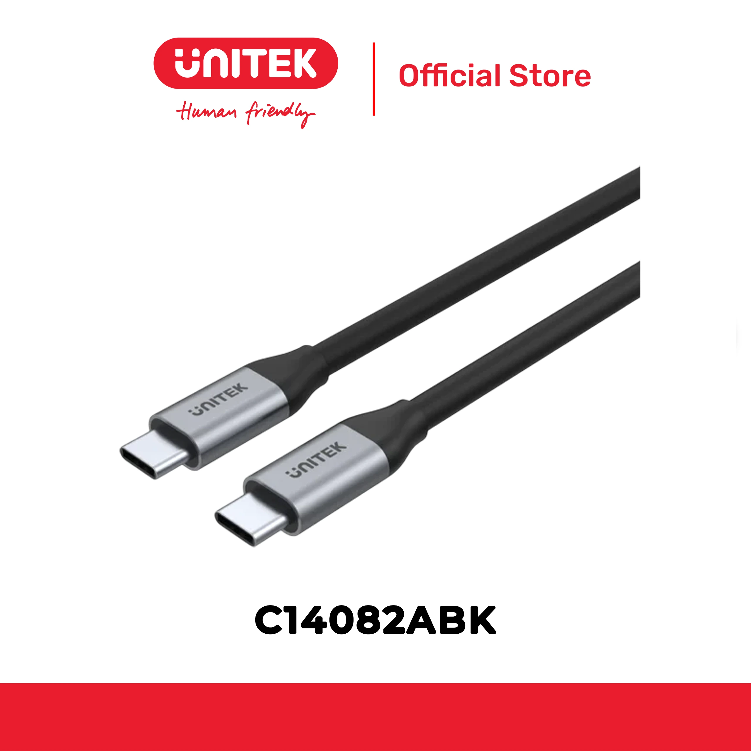 Cáp sạc nhanh Type-C 100W 4K@60Hz UNITEK C14082ABK