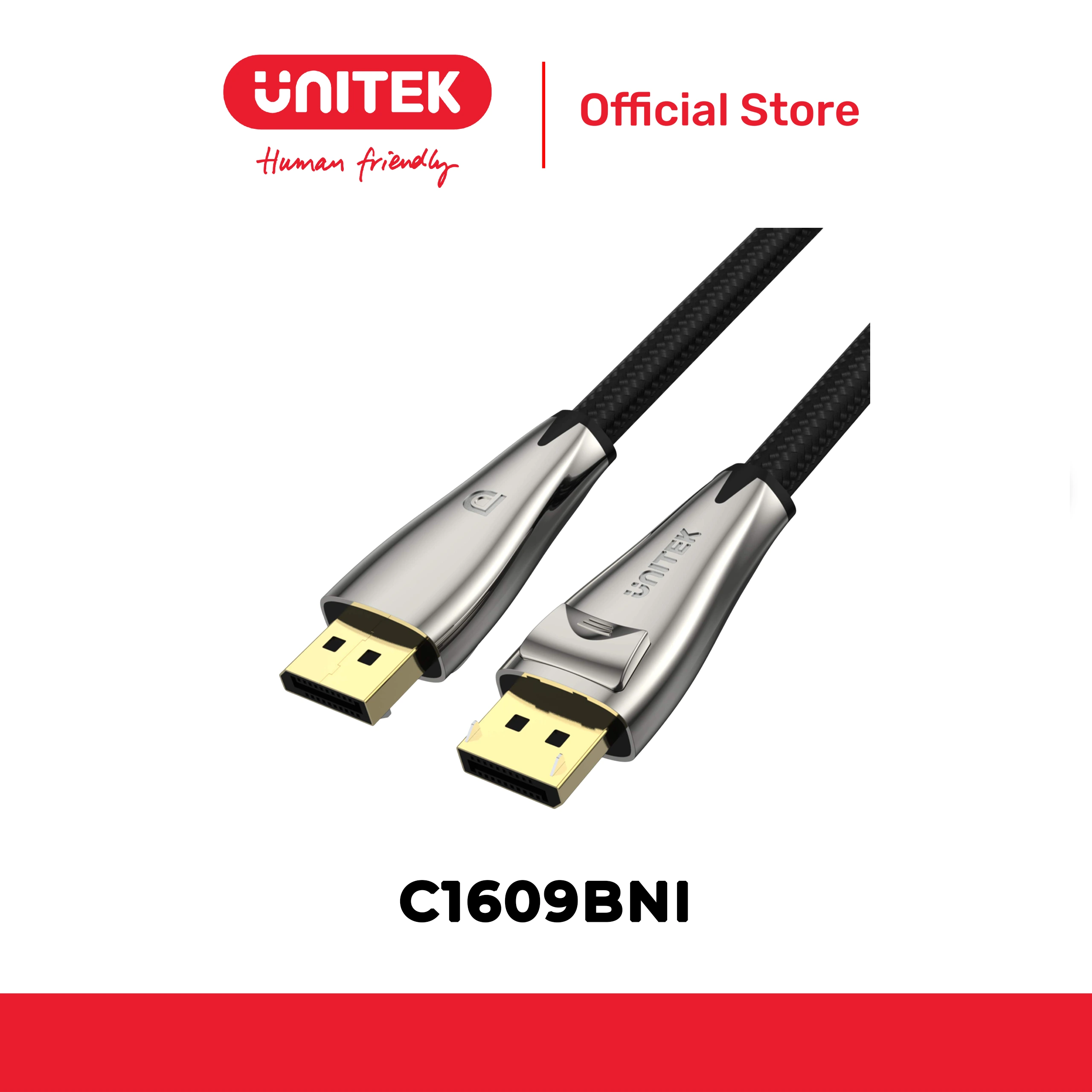 Cáp DisplayPort 1.4 8K@60Hz dài 3m UNITEK C1609BNI