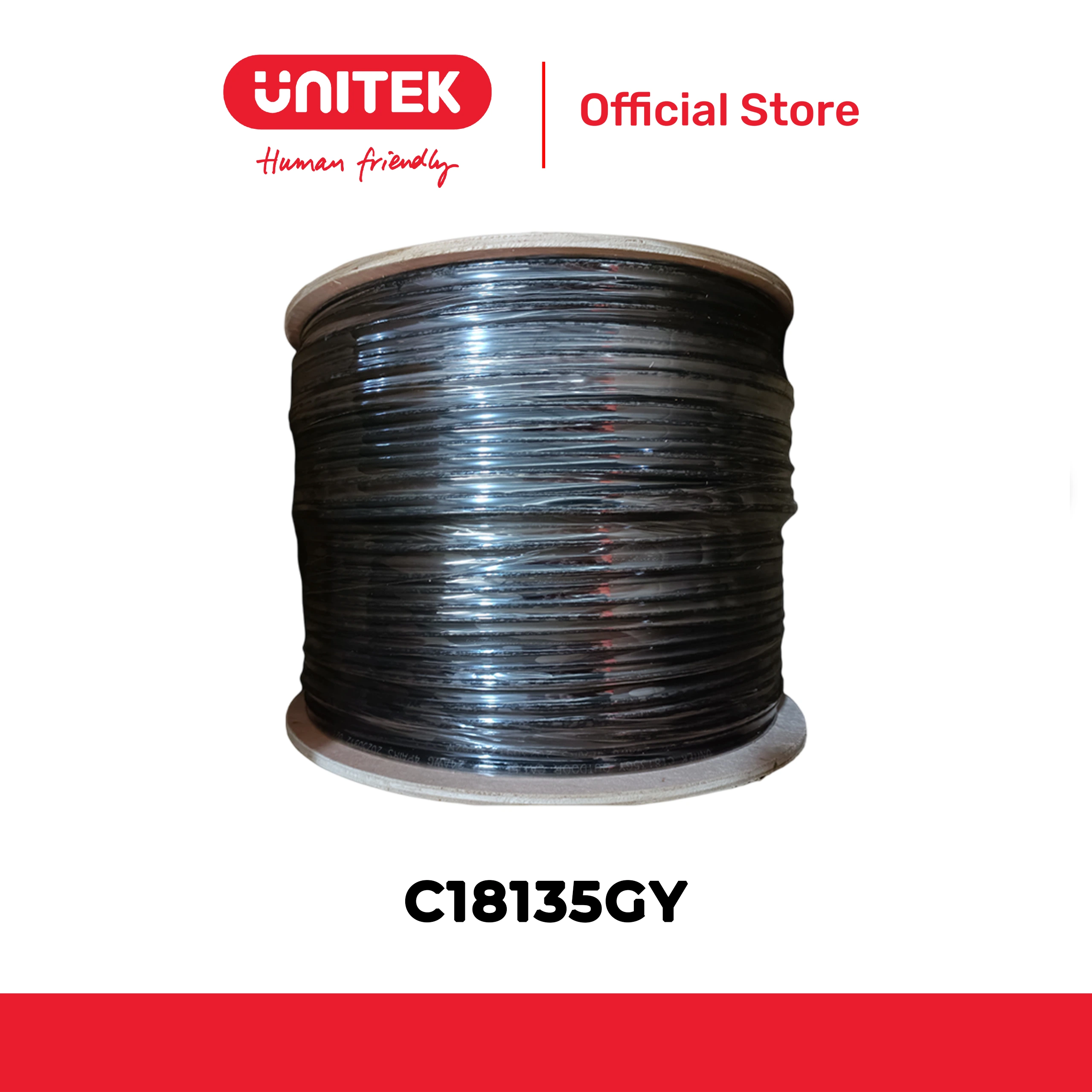 Cáp cuộn UTP CAT5E dài 305M UNITEK C18135GY