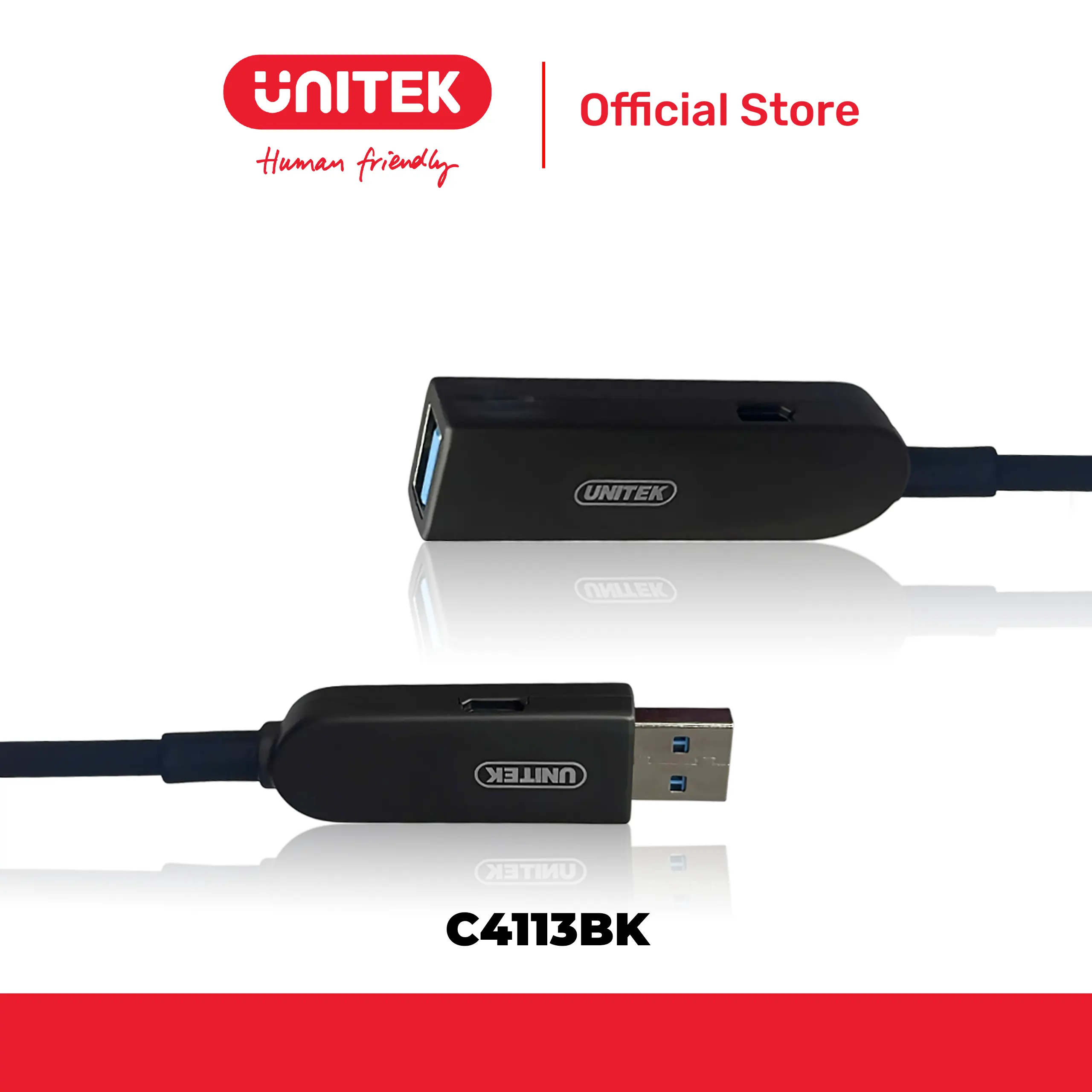 Cáp USB 3.0 nối dài đến 50M UNITEK C4113BK