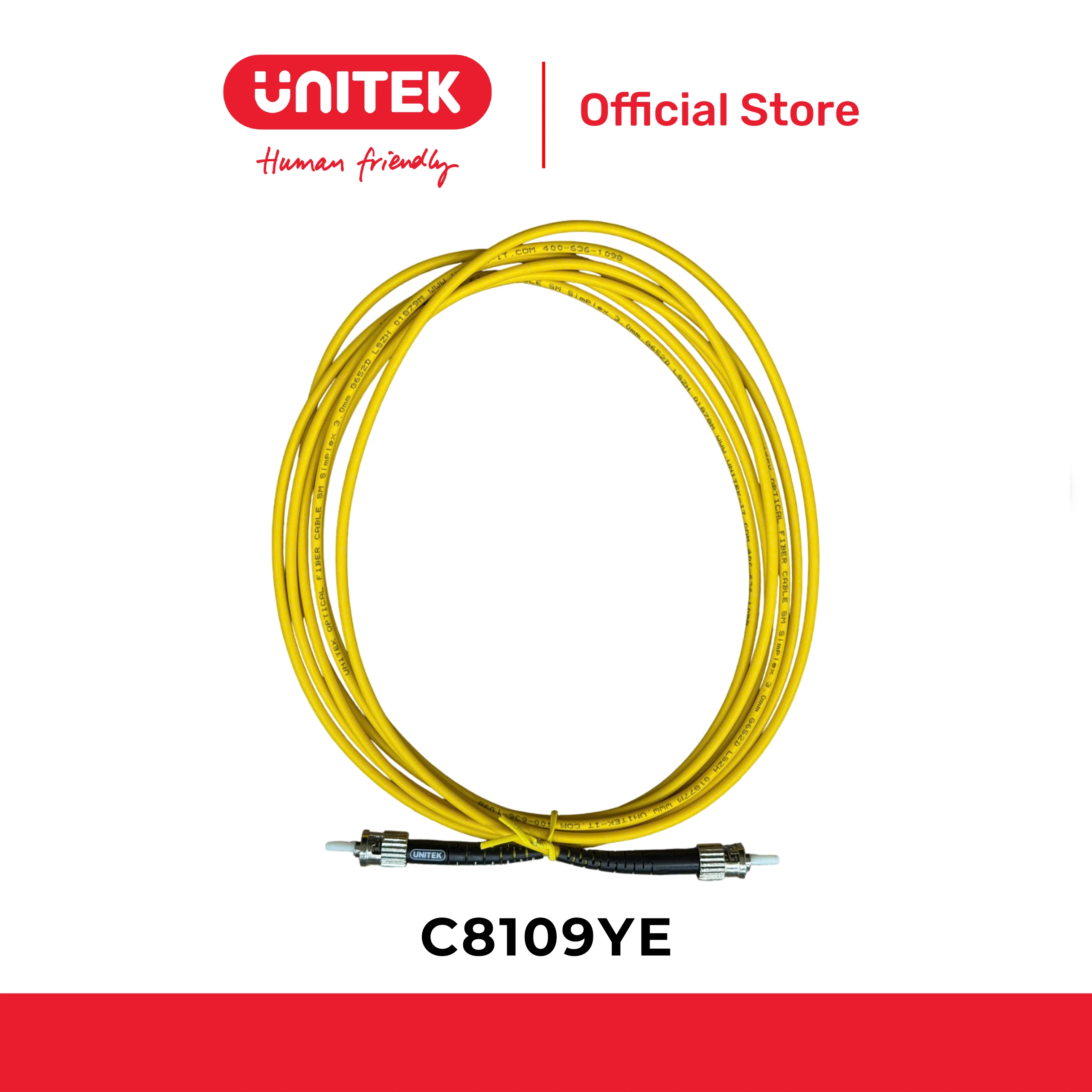 Cáp ST/UPC 3m UNITEK C8109YE