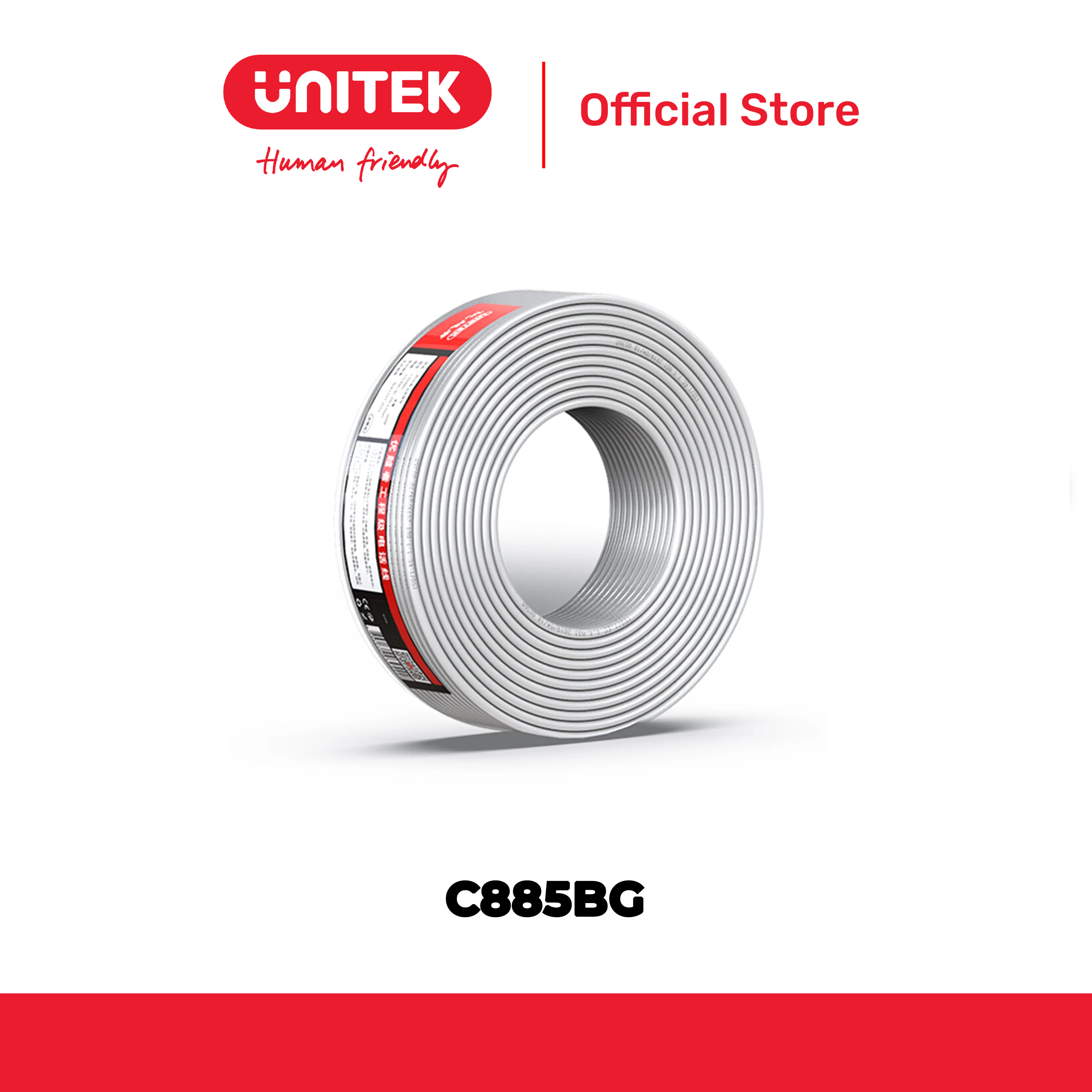 Cáp điện thoại 4 lõi dài 100M UNITEK C884BG