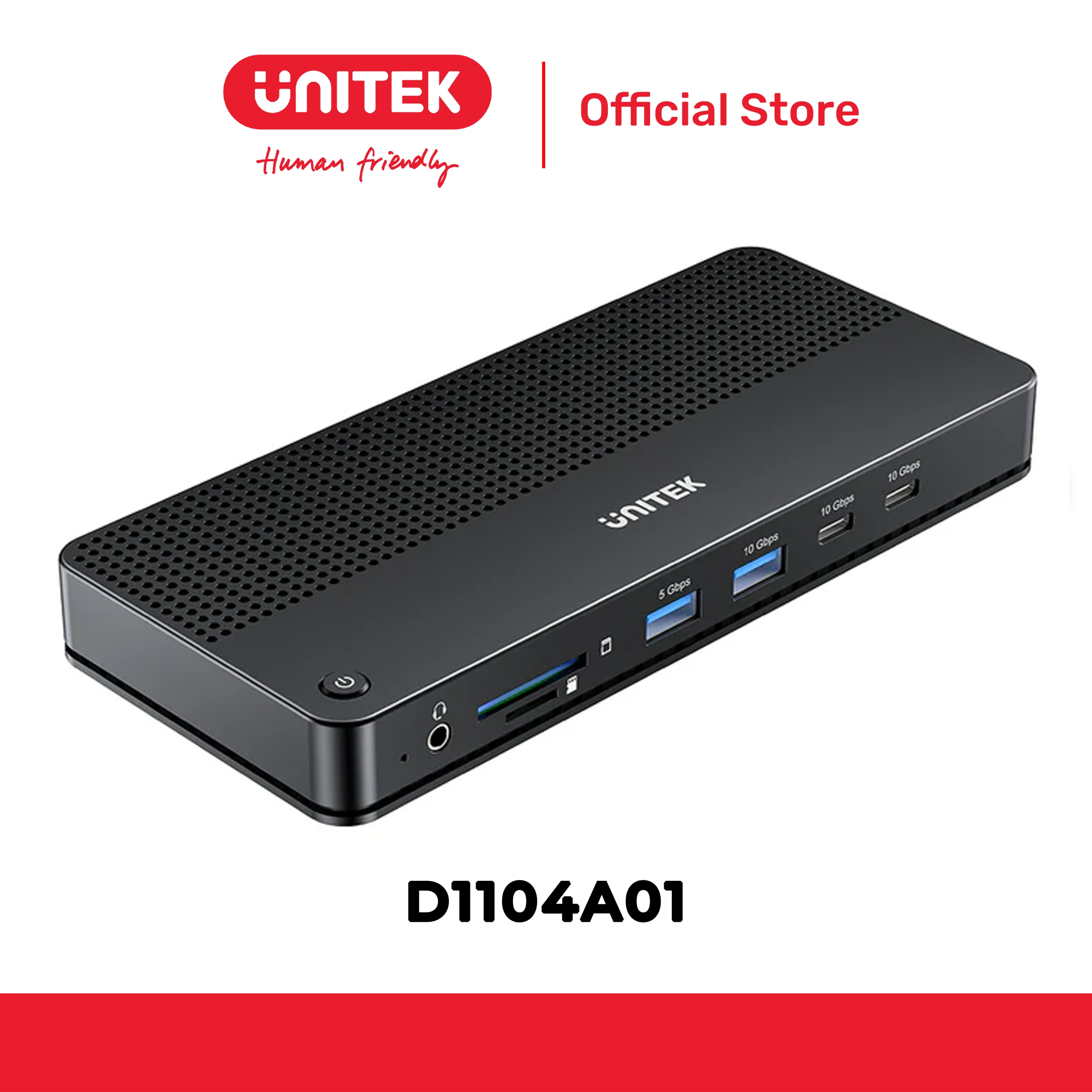 Dock Type-C HDMI 8K@30Hz với 100W PD UNITEK D1104A01