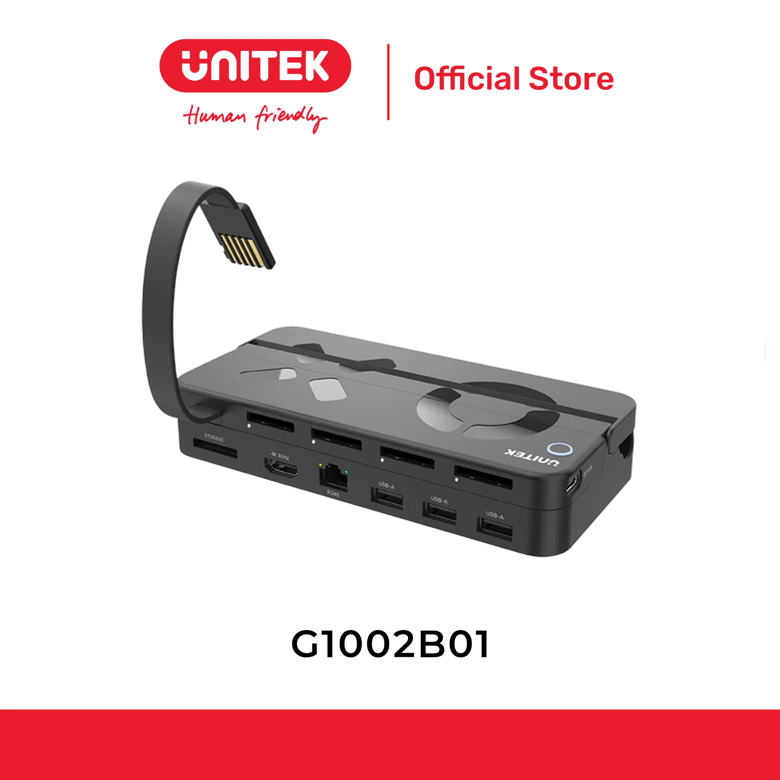 Trạm kết nối chơi game với đầu đọc thẻ UNITEK G1002B01