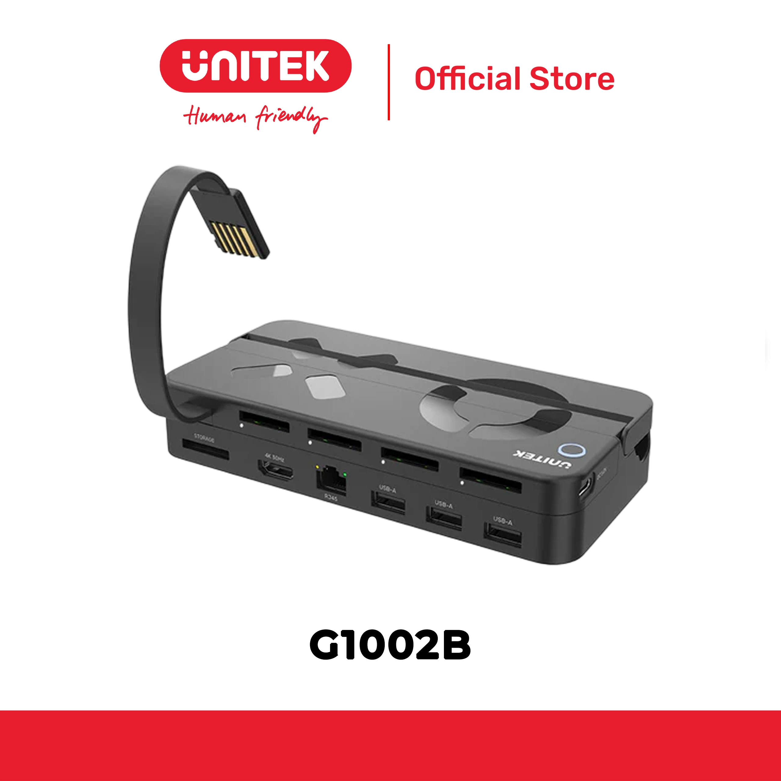 Switch dock station kèm đọc thẻ nhớ UNITEK G1002B