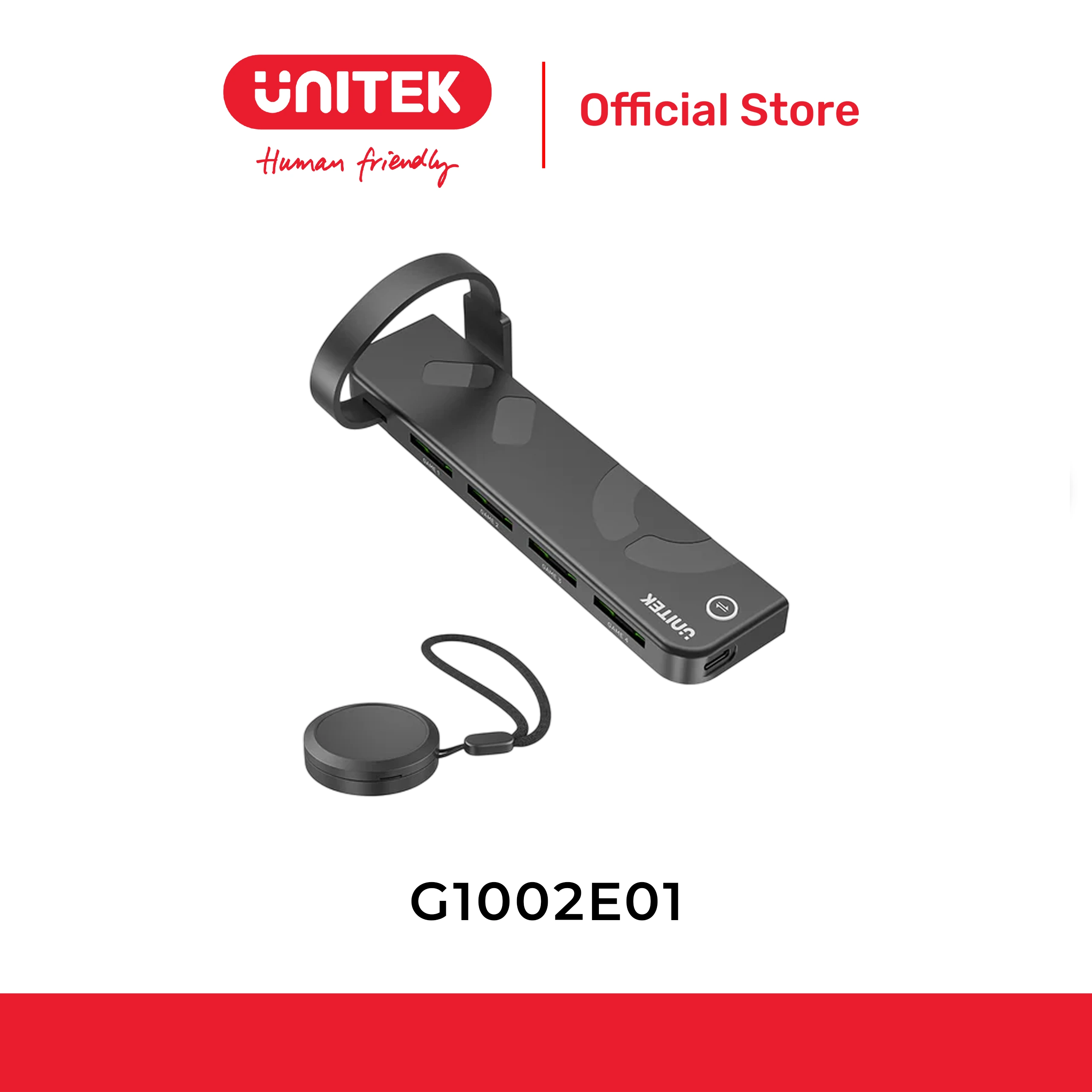 Đầu đọc thẻ trò chơi 4 trong 1 có điều khiển từ xa UNITEK G1002E01
