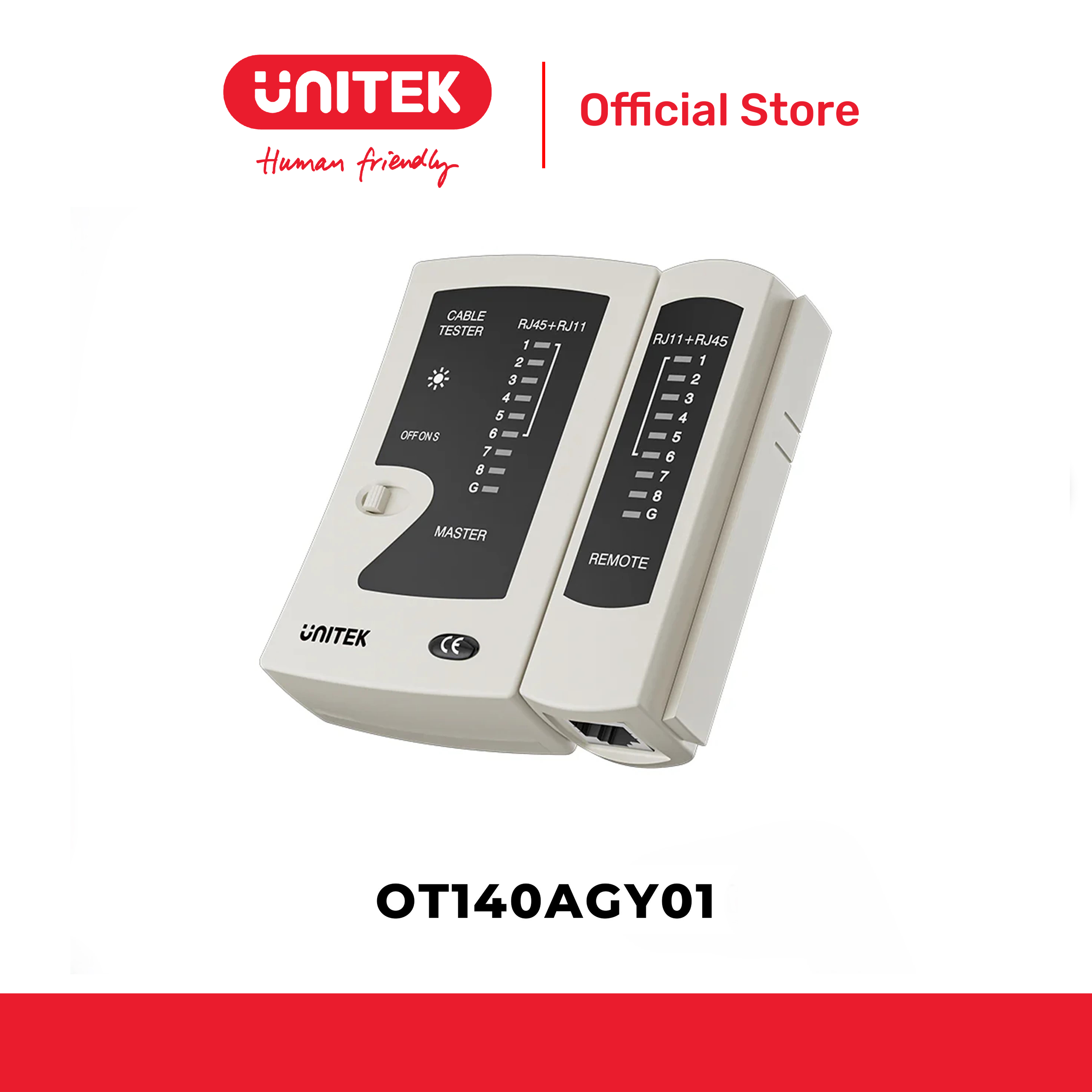 Thiết bị kiểm tra cáp mạng UNITEK OT140AGY01