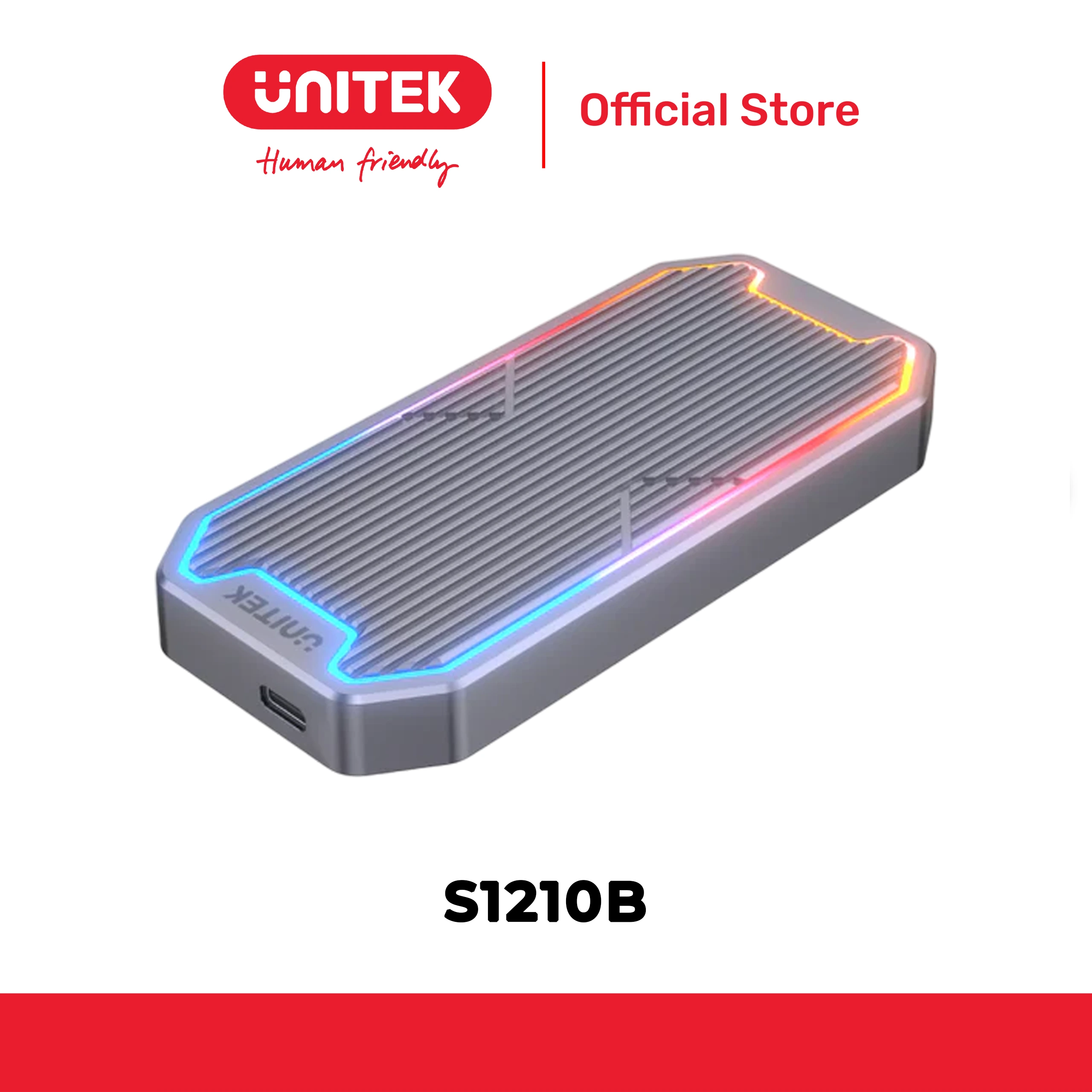Box ổ cứng M.2 Gen3x2 SSD cổng Type-C UNITEK S1210B