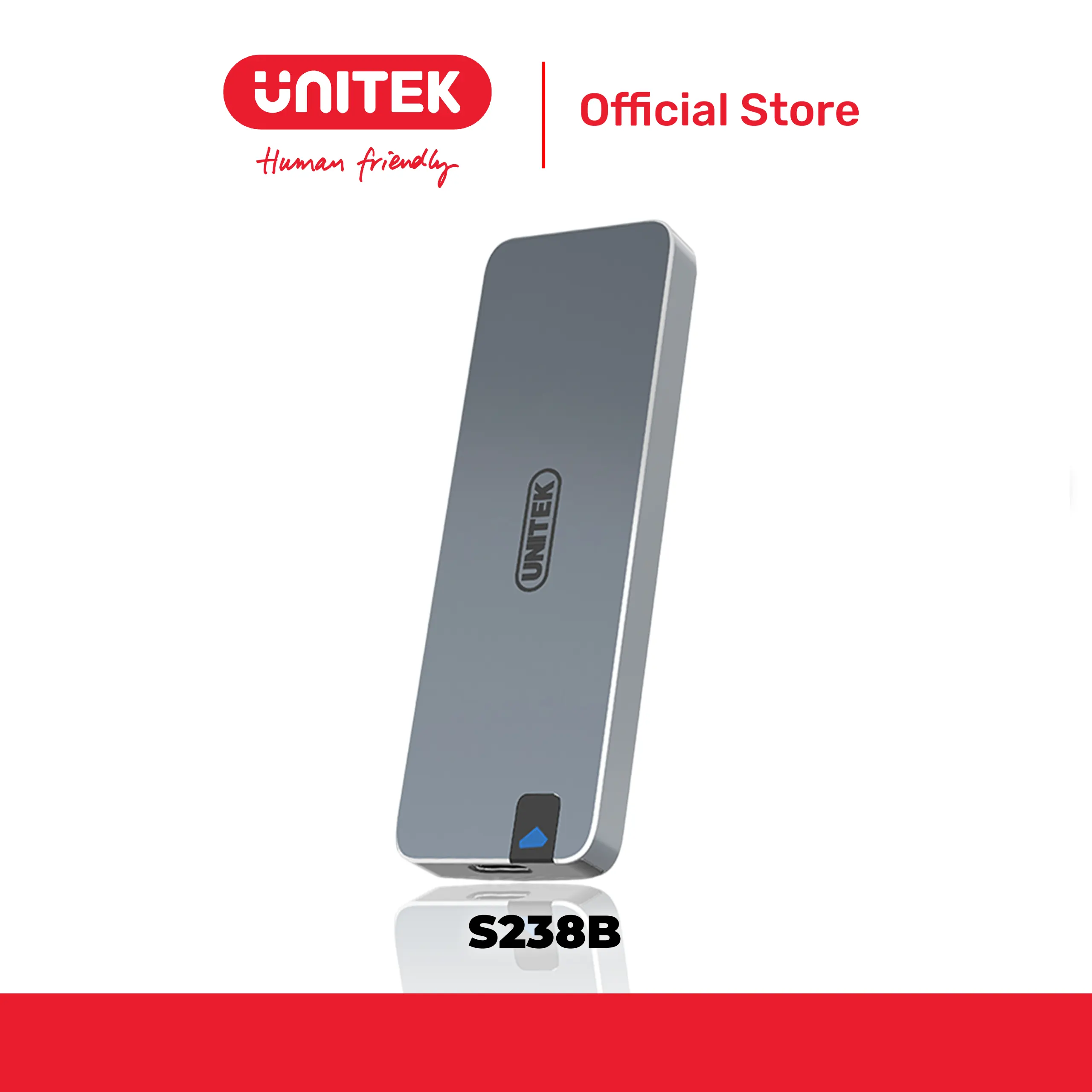 Vỏ ổ cứng di động Superior M.2 NVMe Gen3x2 UNITEK S238B