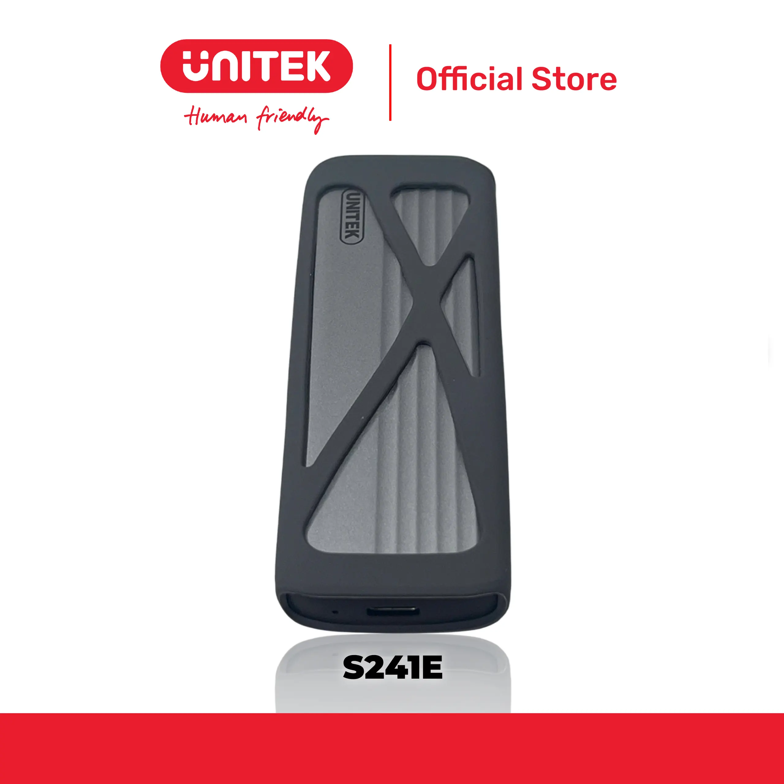 Box ổ cứng SSD M2 NVME Gen3x2 /SATA III 10Gbps UNITEK S241E