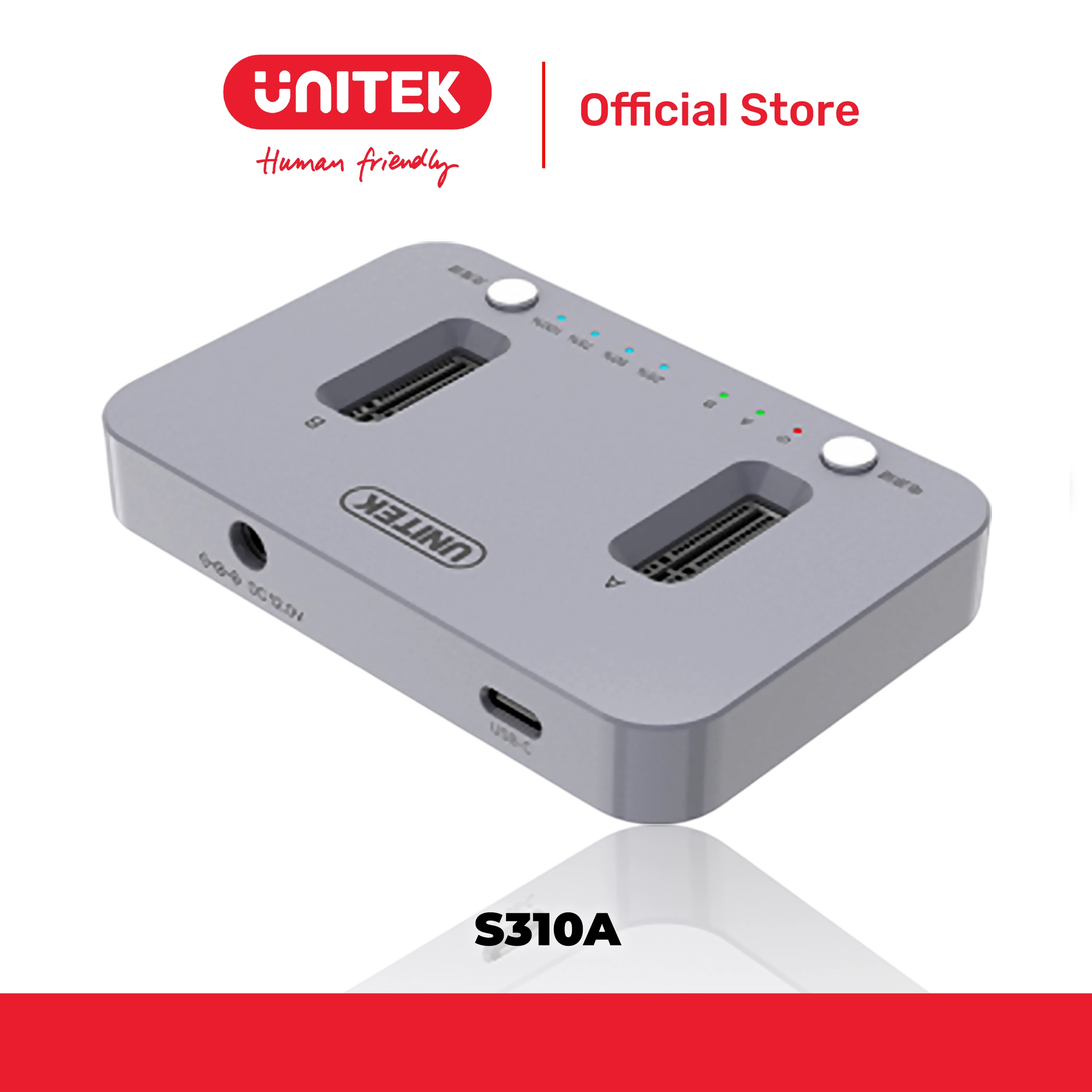 Đế sao chép ổ đĩa kép M2 Gen3x2 UNITEK S310A