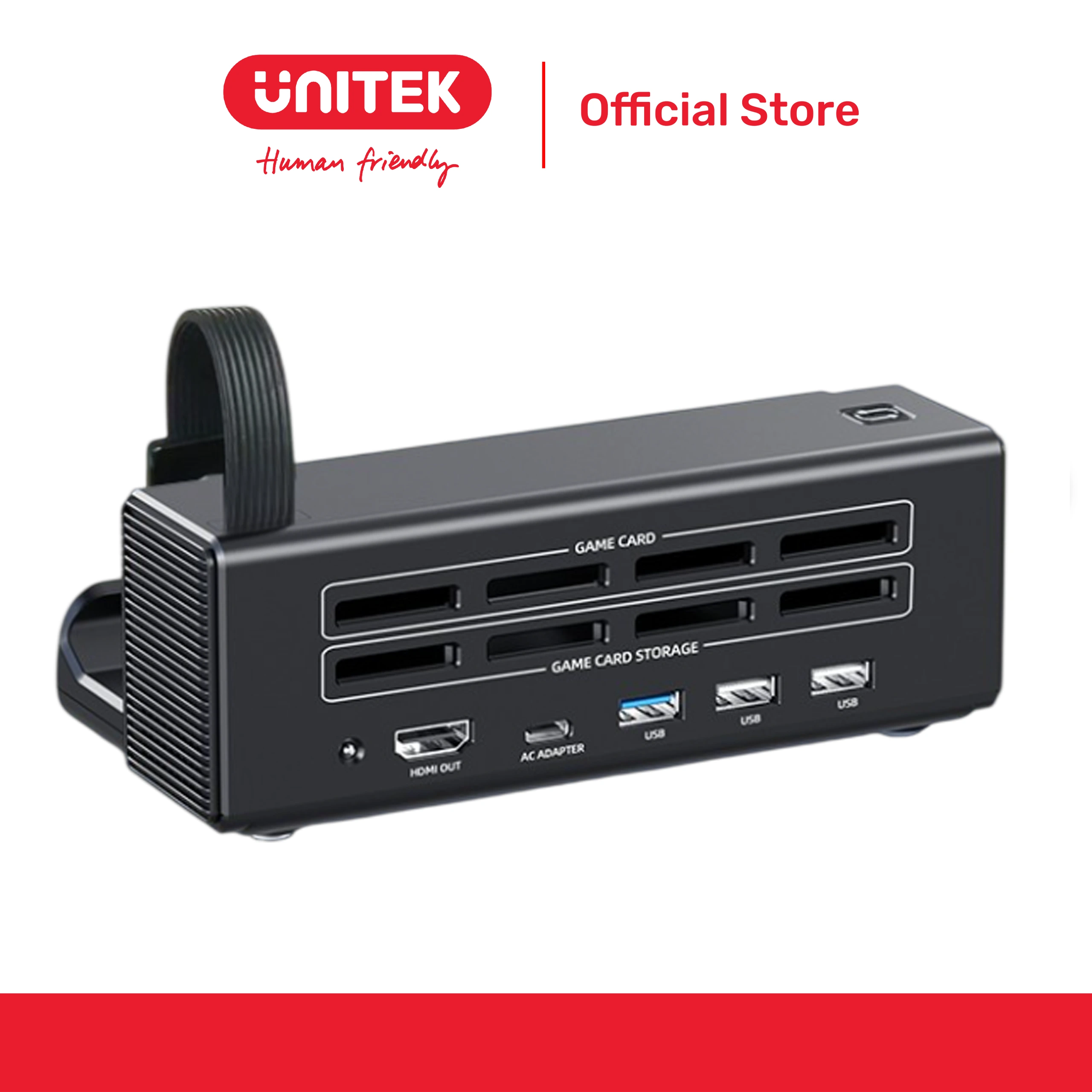 Đế chuyển thẻ game Switch 5-trong-1 UNITEK SW-2306