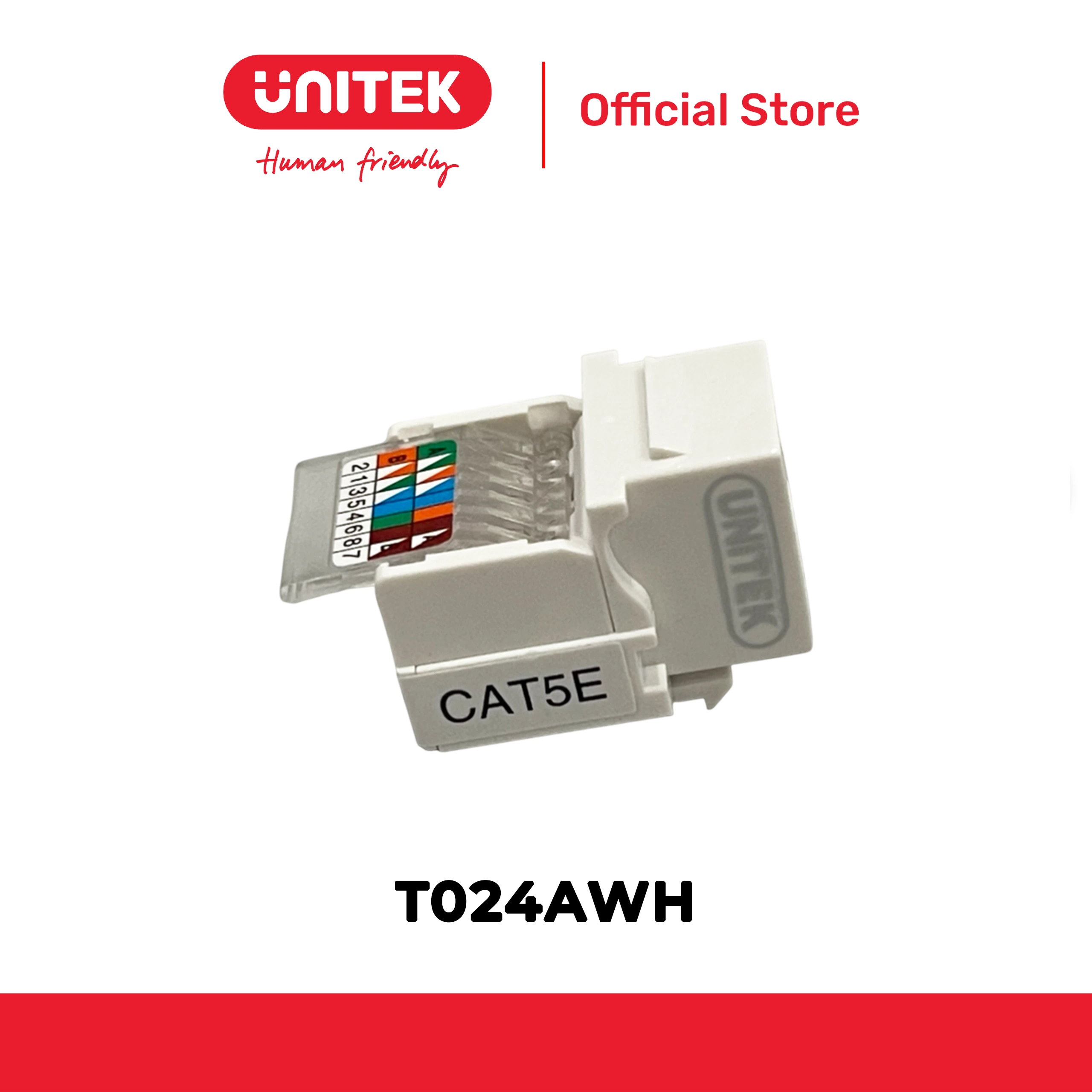 Ruột module mạng CAT5E UNITEK T024AWH