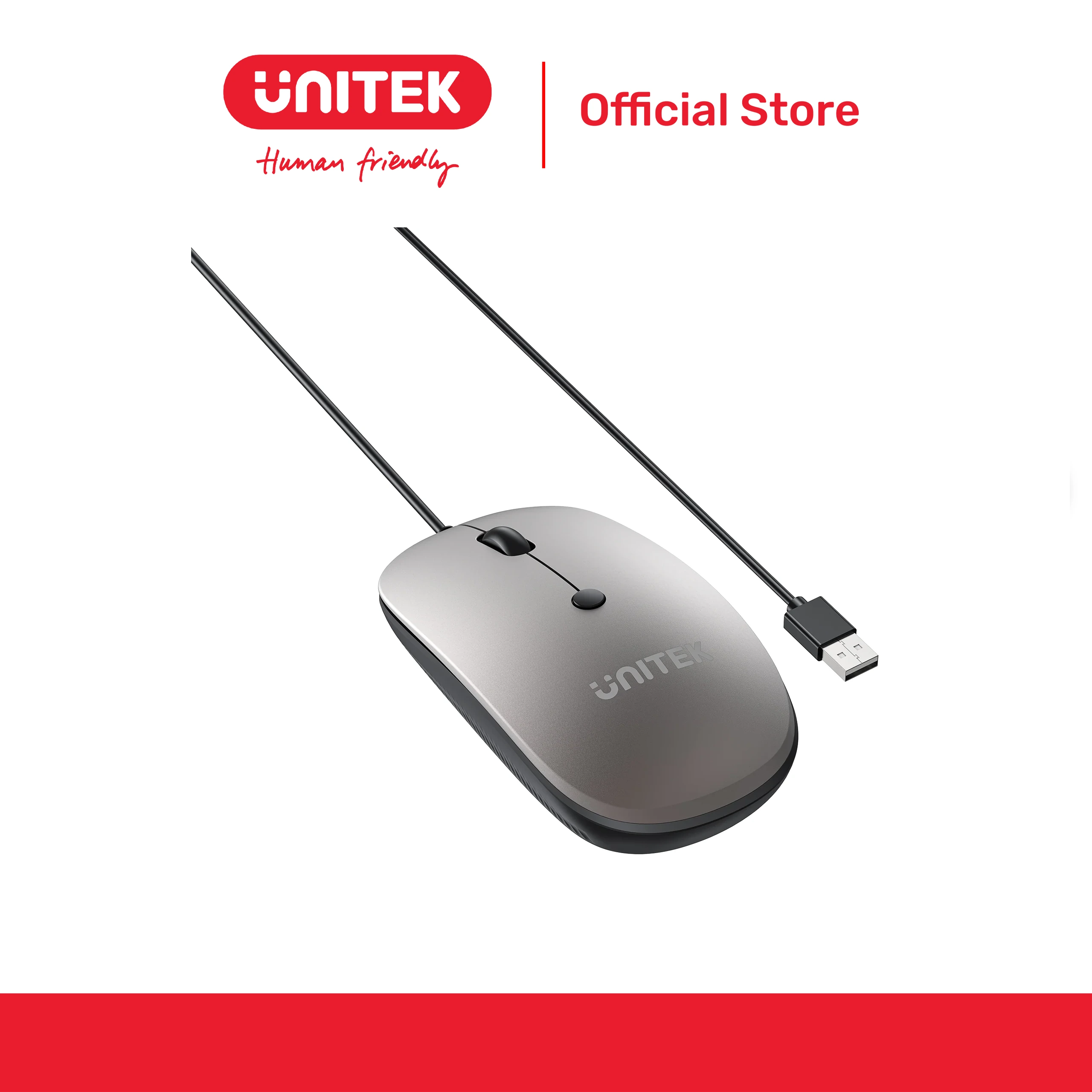 Chuột quang có dây SlimTrack UNITEK T060BGY01