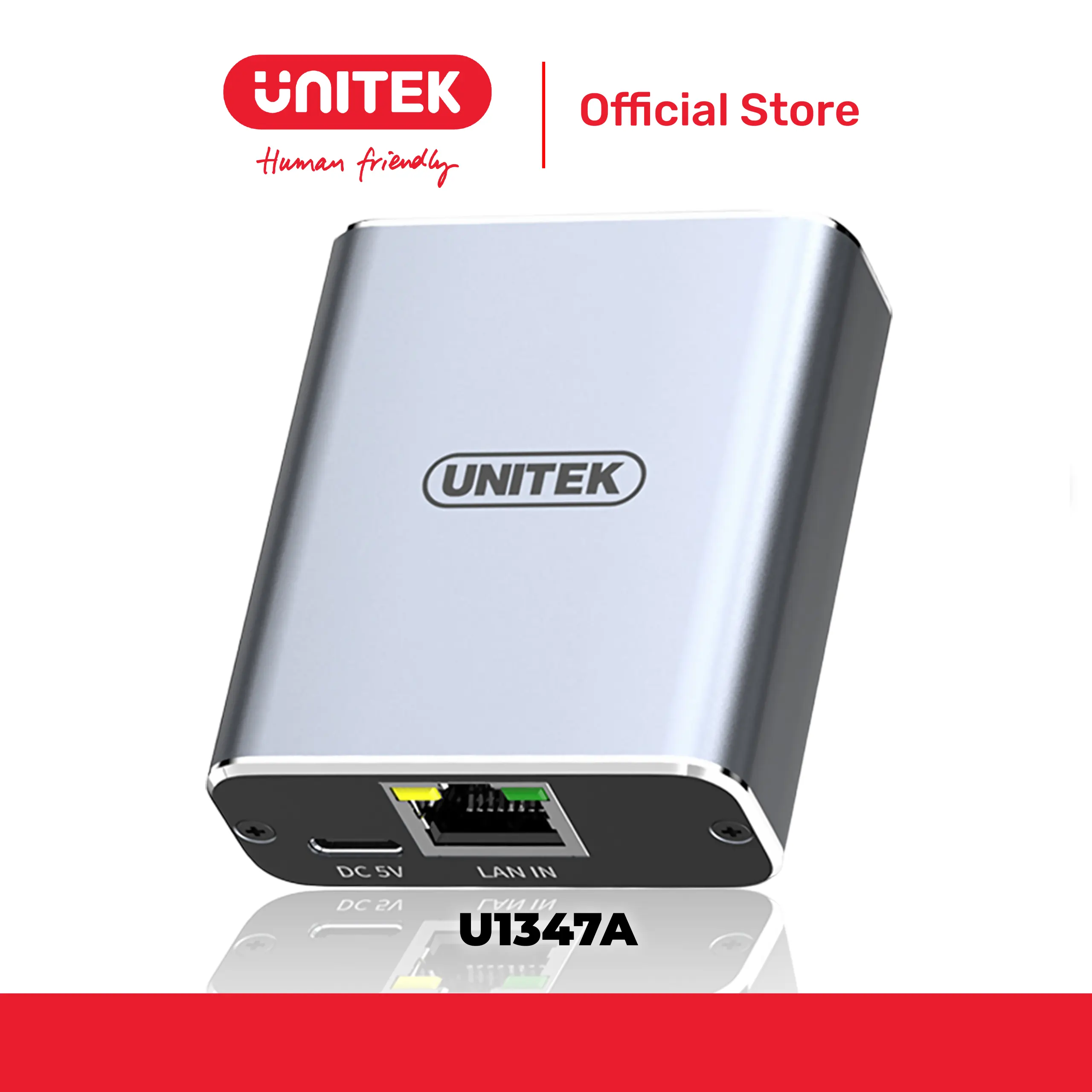 Hub chia 2 cổng LAN UNITEK U1347A