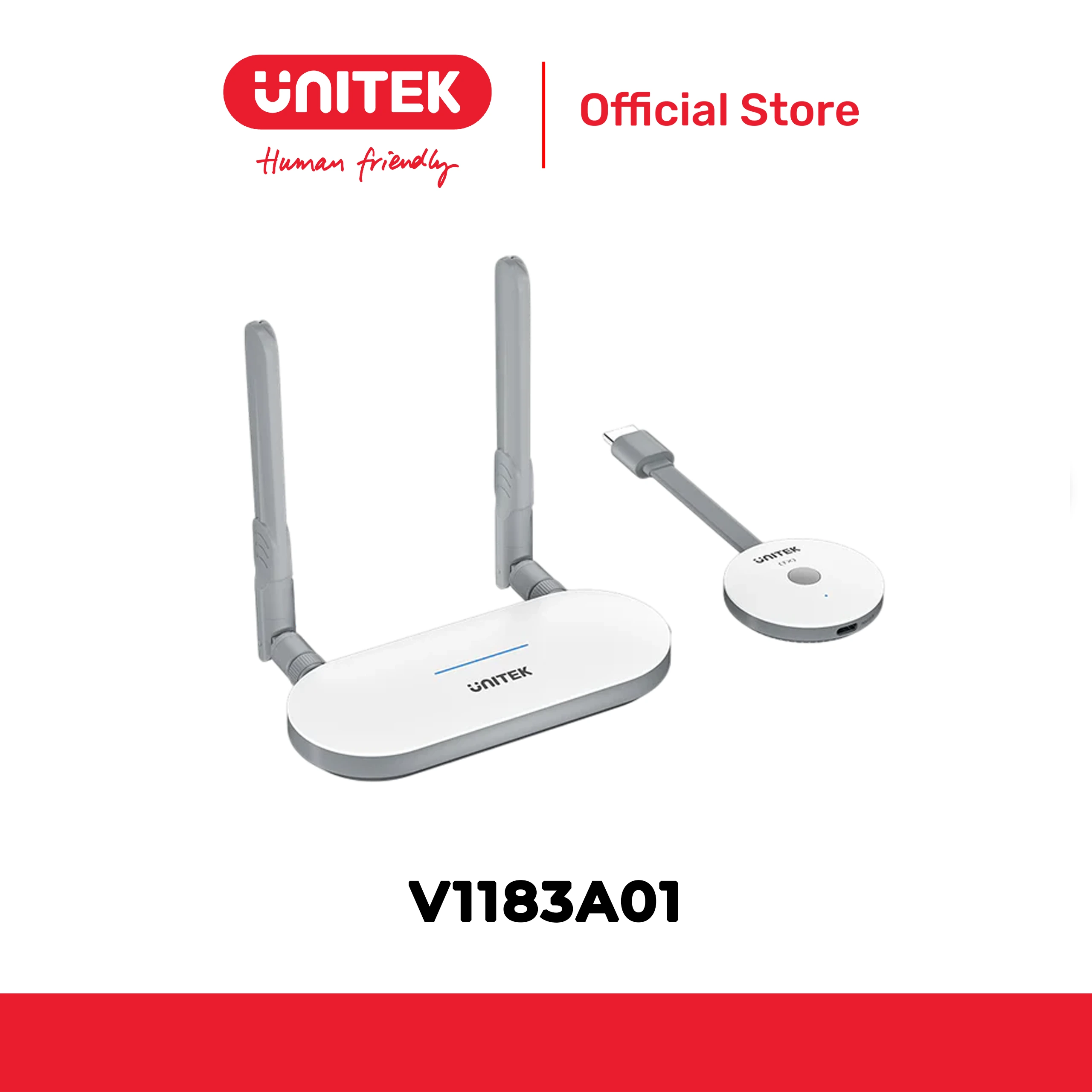 Bộ truyền tín hiệu HDMI/VGA không dây 1080p@60Hz UNITEK V1183A01