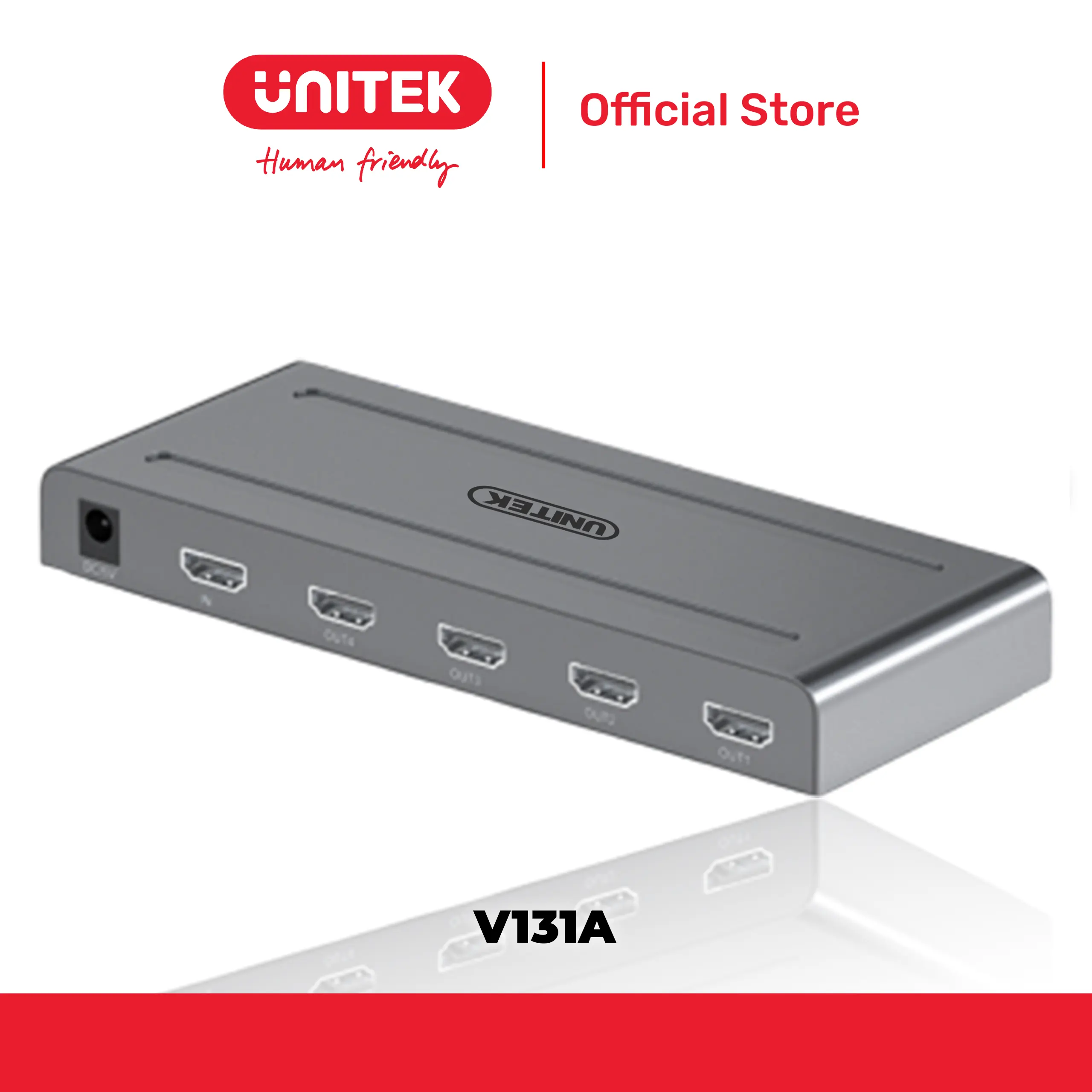 Hub chia 4 cổng HDMI 4K@30Hz UNITEK V131A