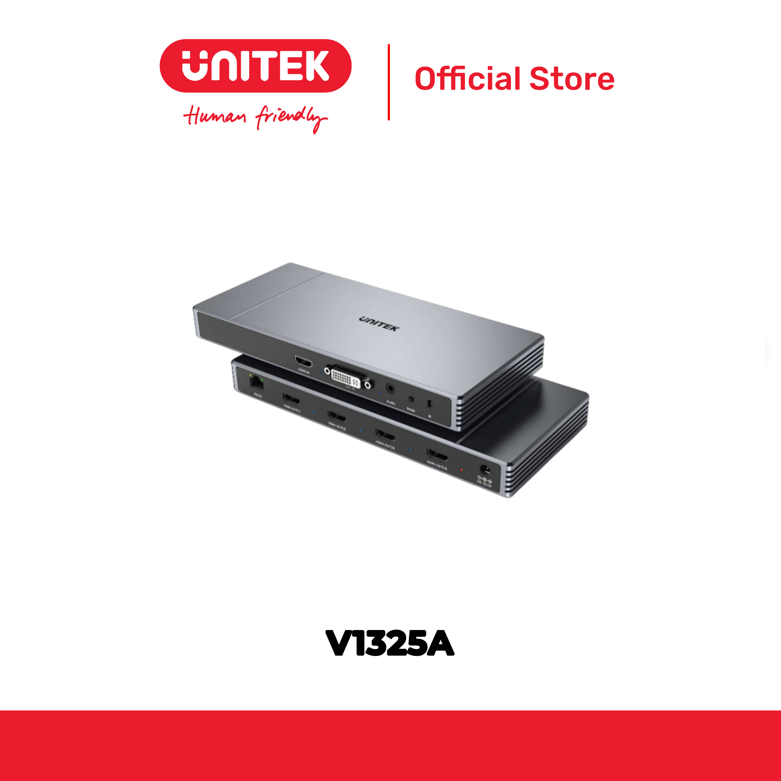 Bộ chia 4 cổng HDMI VideoWall UNITEK V1325A