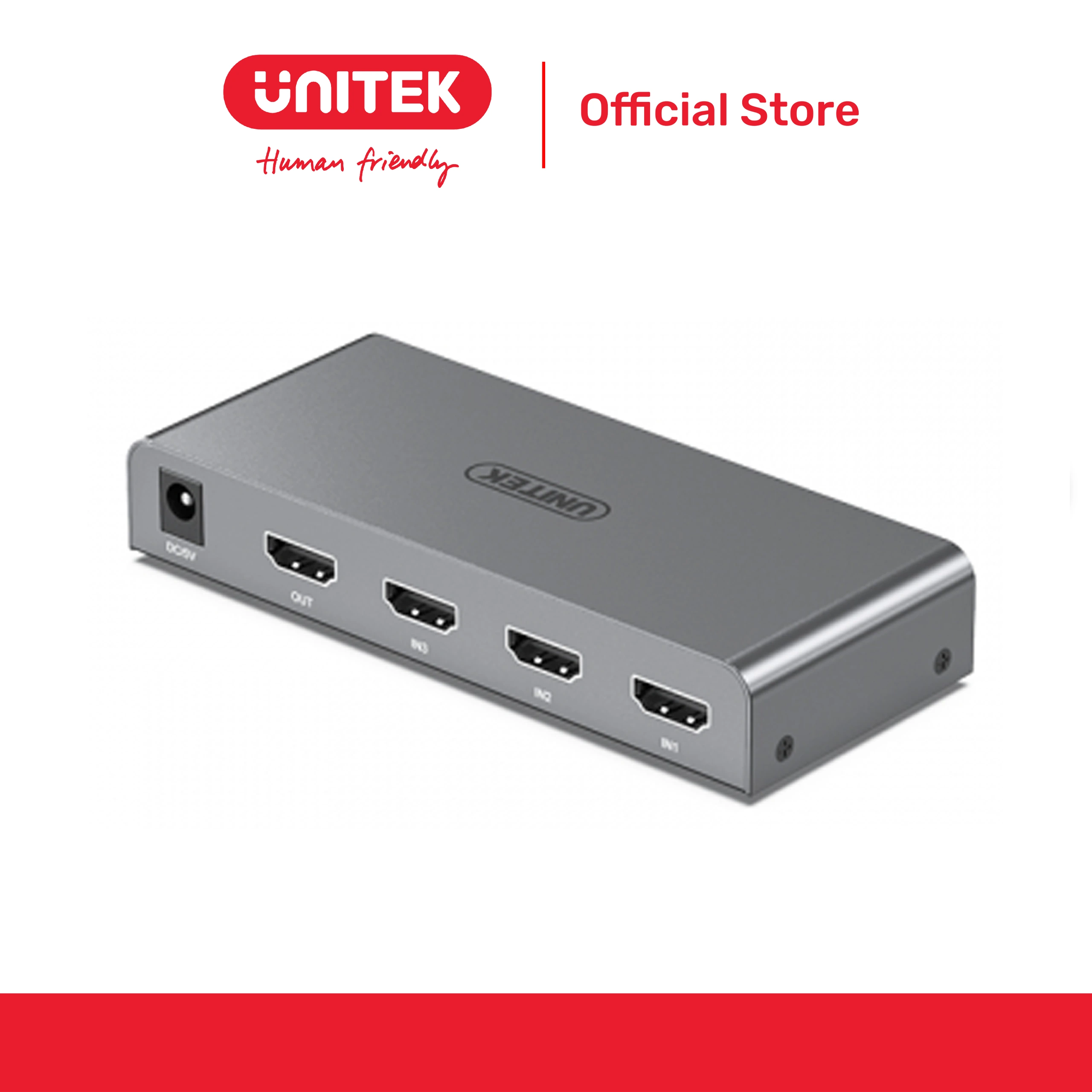 Bộ chuyển mạch 3 cổng HDMI 4K@30Hz UNITEK V133A