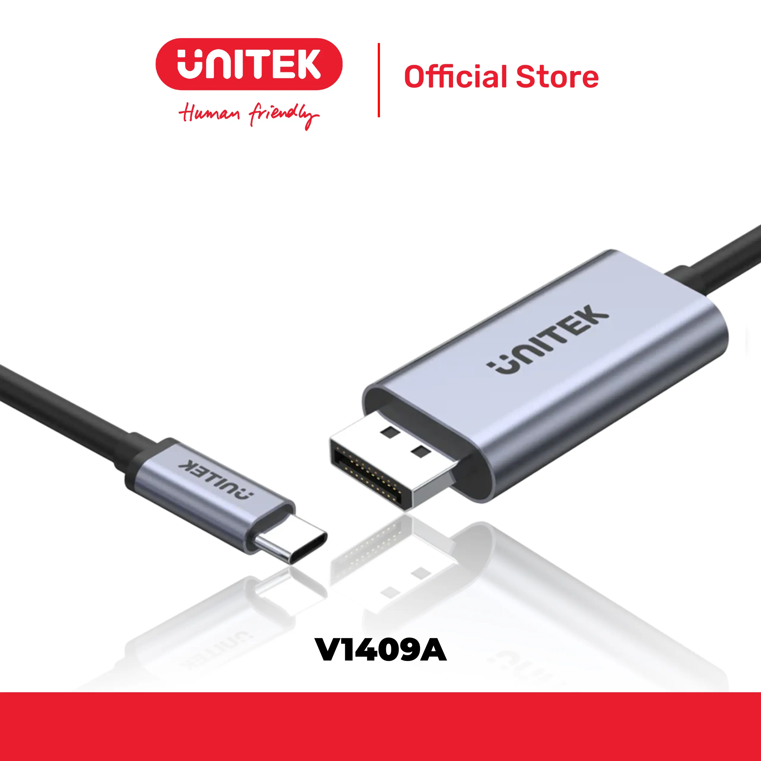 Cáp Type-C 4K@60Hz -> DisplayPort 1.2 UNITEK V1409A