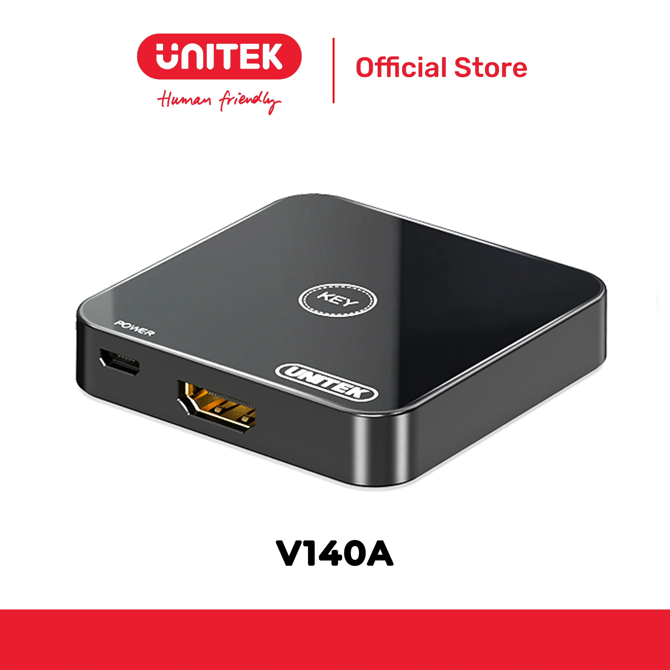 Bộ chuyển mạch 2 cổng 2 chiều KVM HDMI 4K@60Hz UNITEK V140A