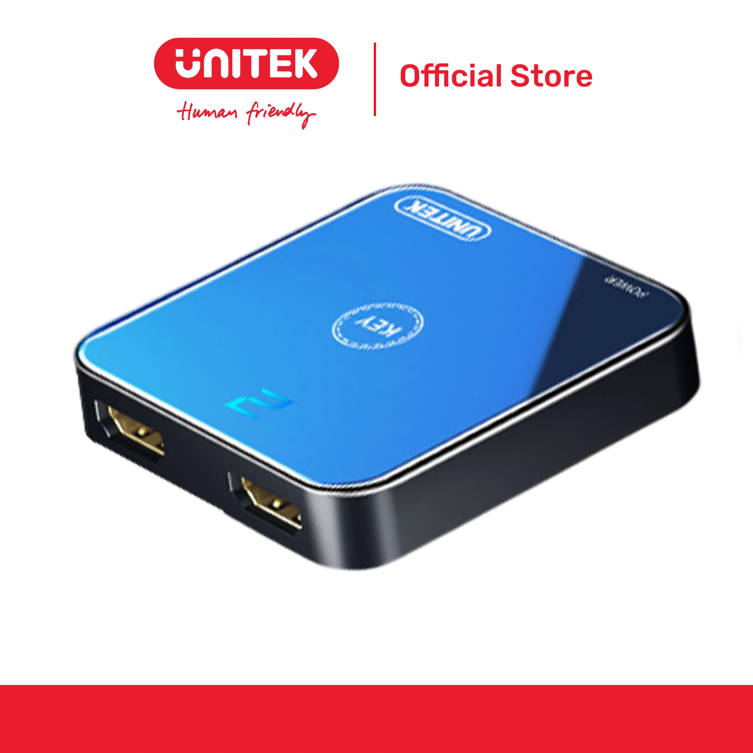 Bộ chuyển mạch 2 cổng 2 chiều KVM HDMI 4K@60Hz UNITEK V140A