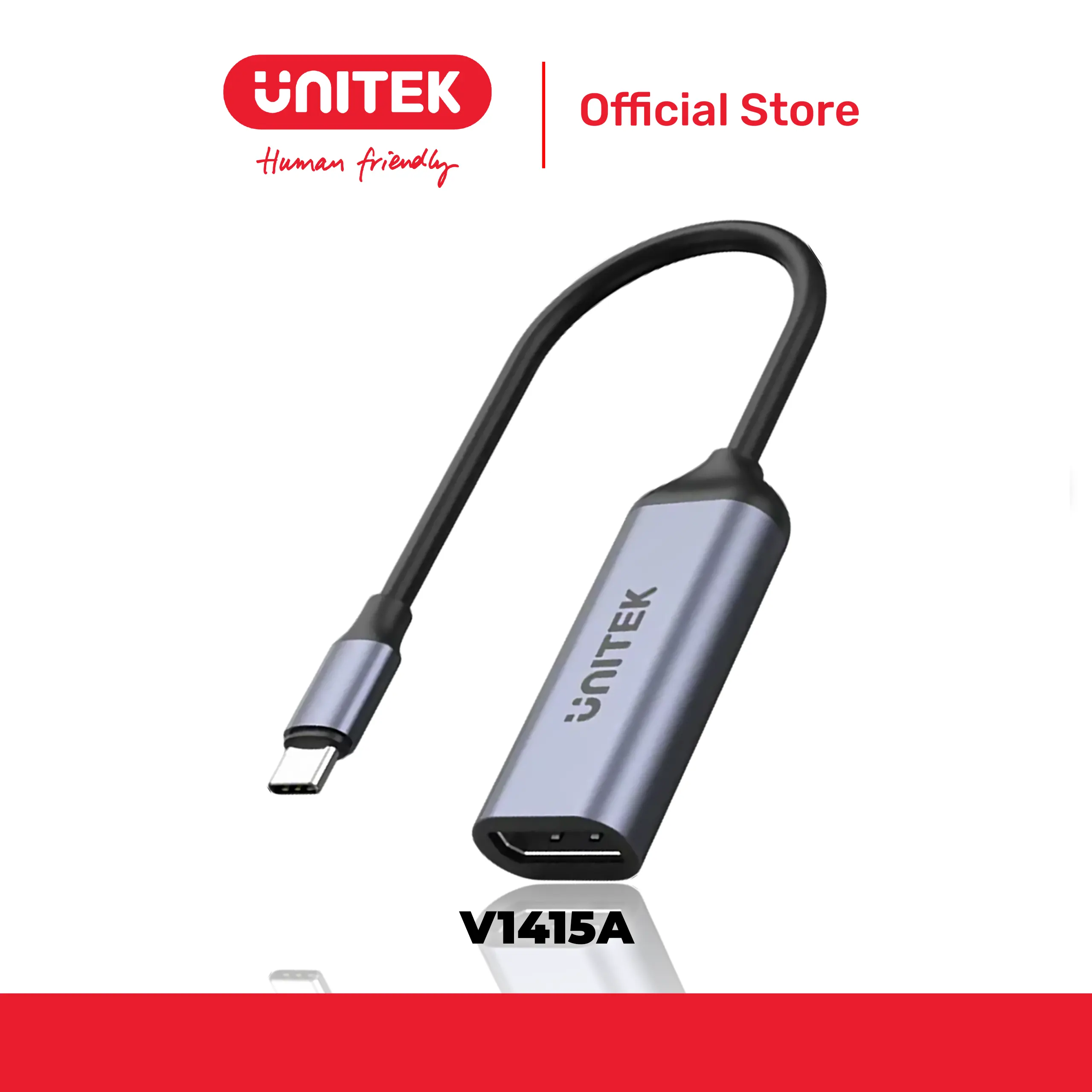 Cáp chuyển đổi Type-C -> DisplayPort 1.4 8K@60Hz UNITEK V1415A