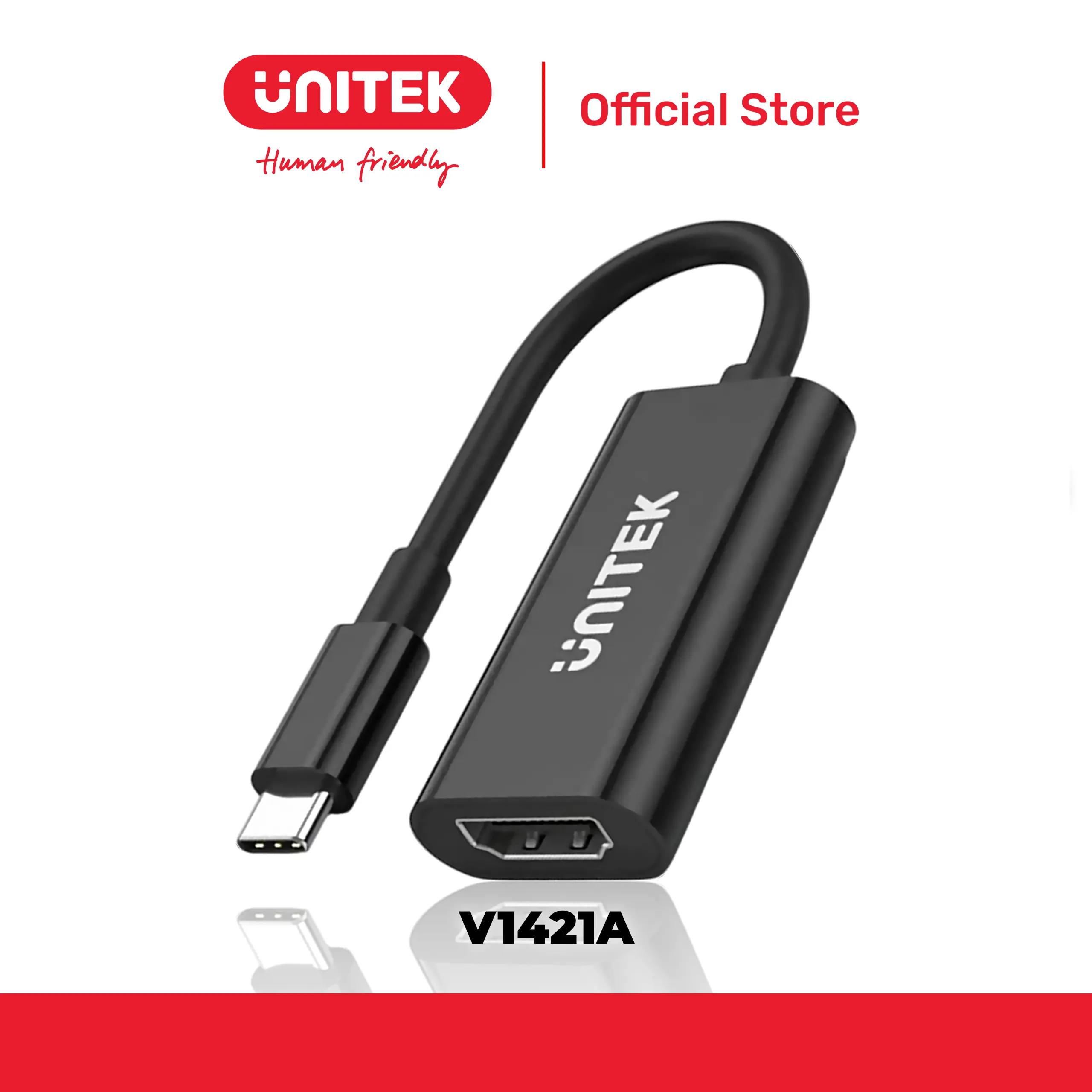 Cáp chuyển đổi Type-C -> HDMI2.0 4K@60Hz UNITEK V1421A