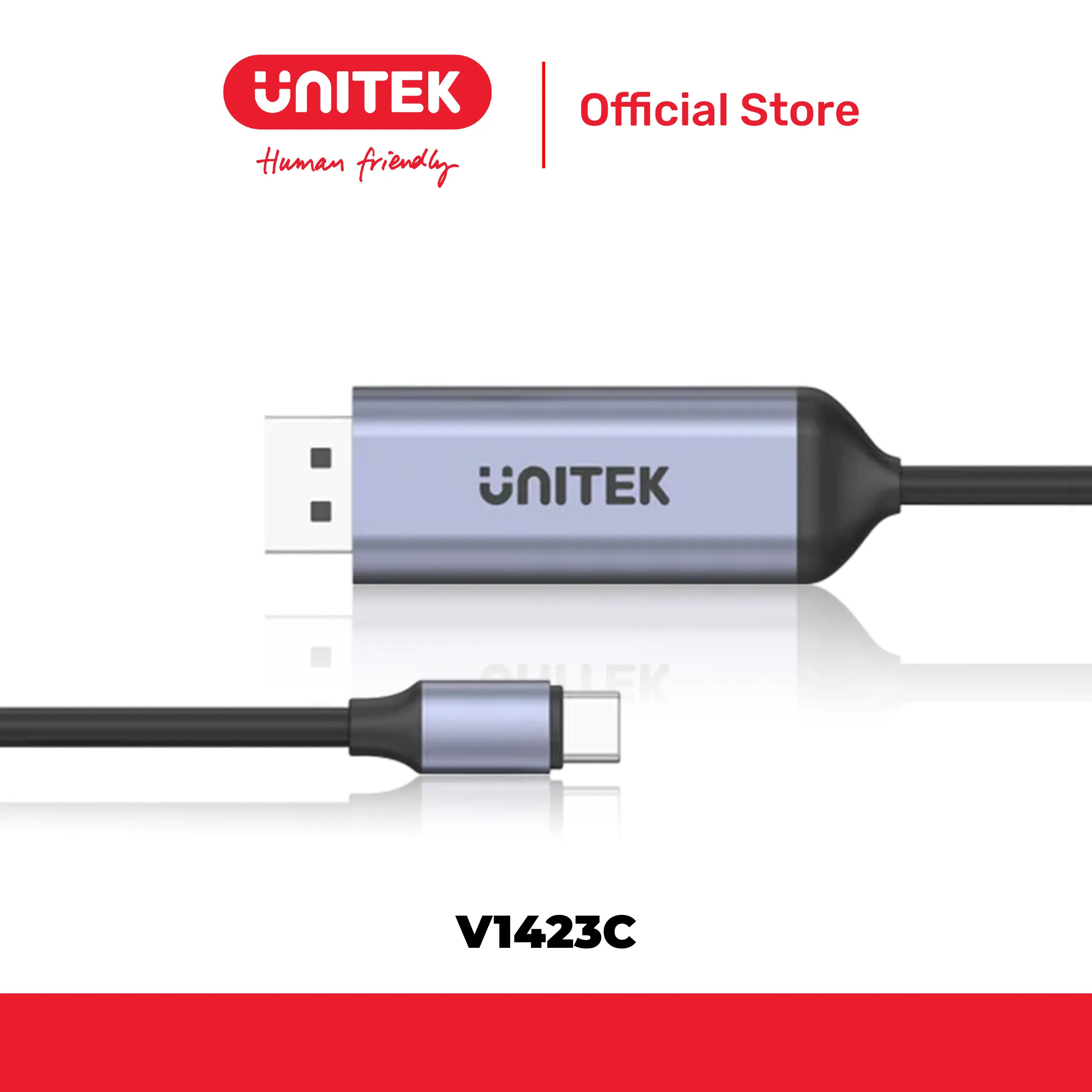 Cáp Type-C -> DisplayPort1.4 lên đến 8K@60Hz UNITEK V1423C