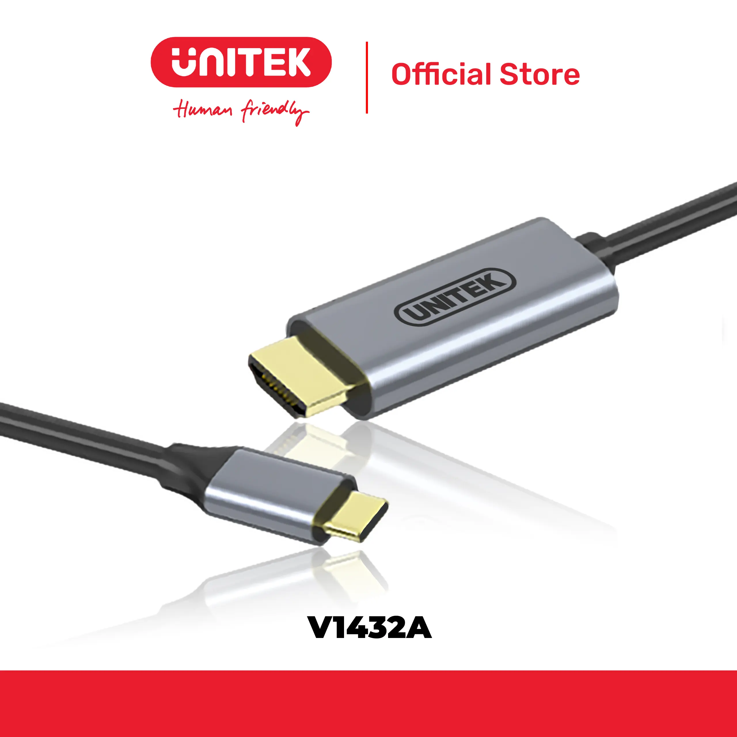 Cáp chuyển Type-C (M) ->  HDMI (M) 1.5M 8K@30Hz UNITEK V1432A