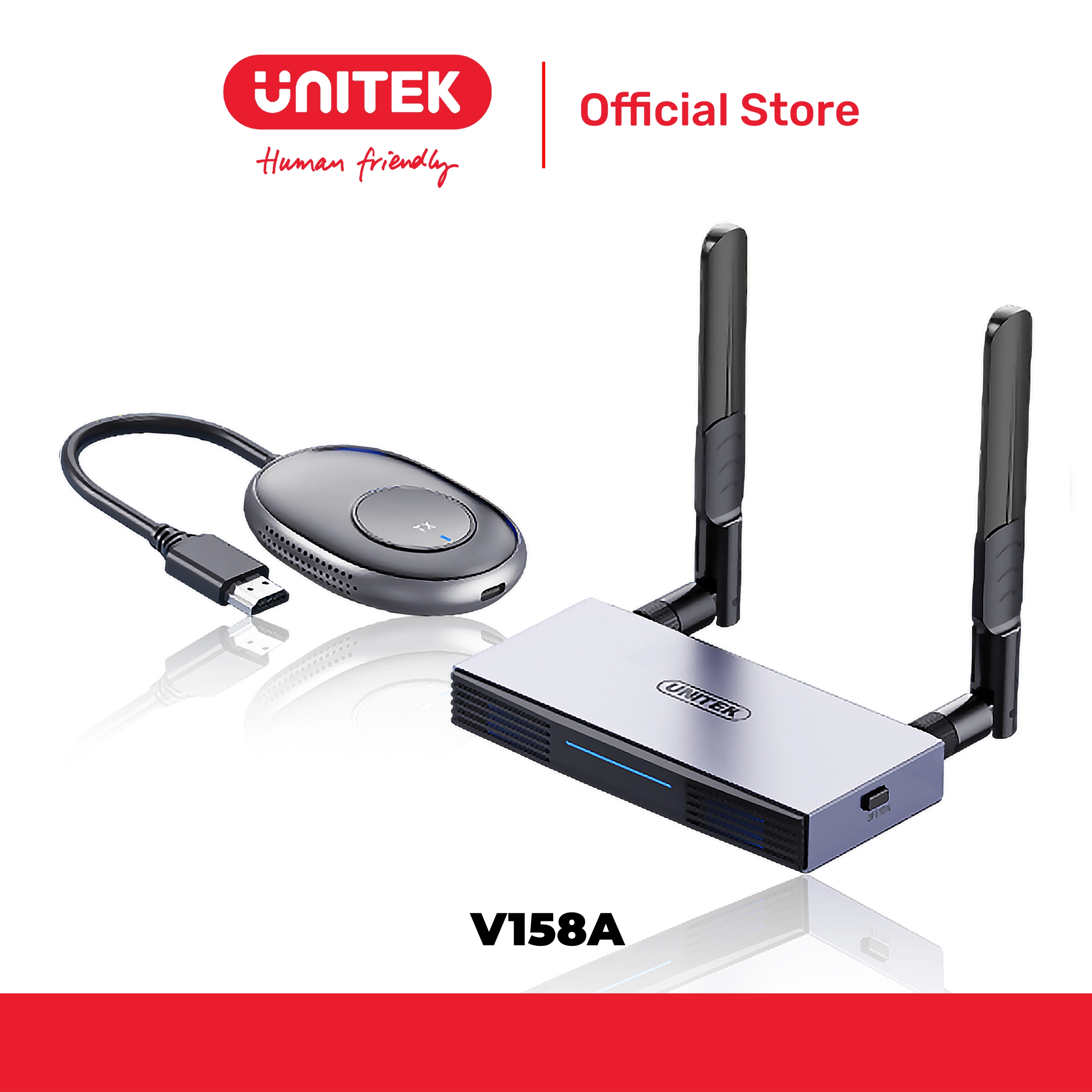 Bộ truyền tín hiệu HDMI 1080p@60Hz không dây UNITEK V158A
