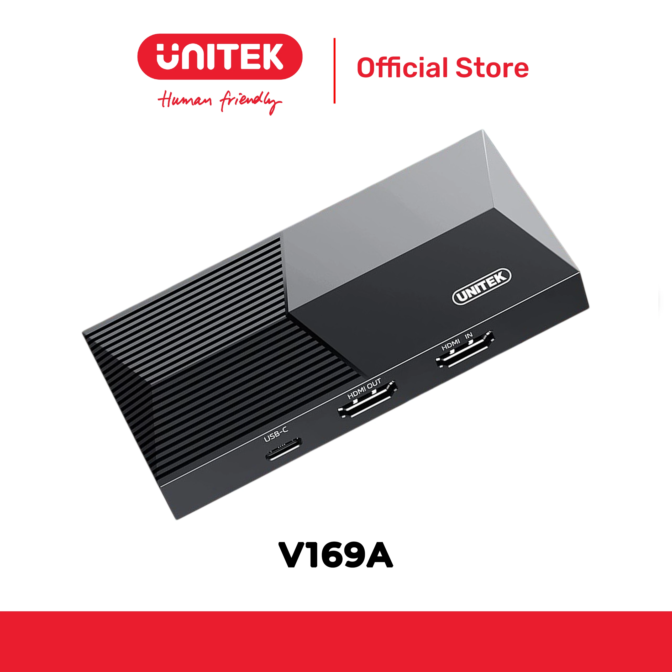 Hub chuyển đổi HDMI2.0 hỗ trợ VideoCapture 4K@60Hz UNITEK V169A