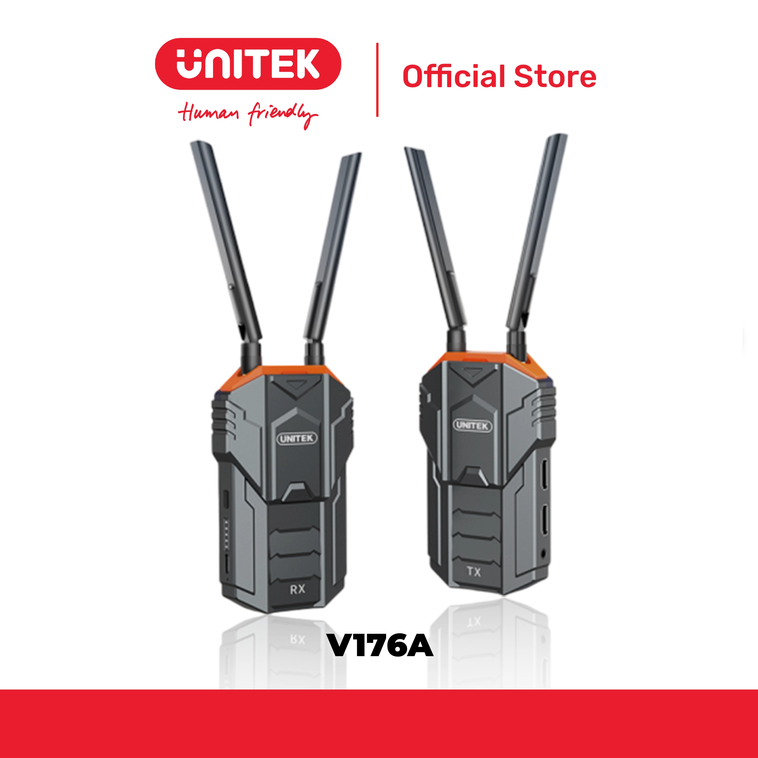 Bộ truyền tín hiệu HDMI 1080p@60Hz không dây UNITEK V176A