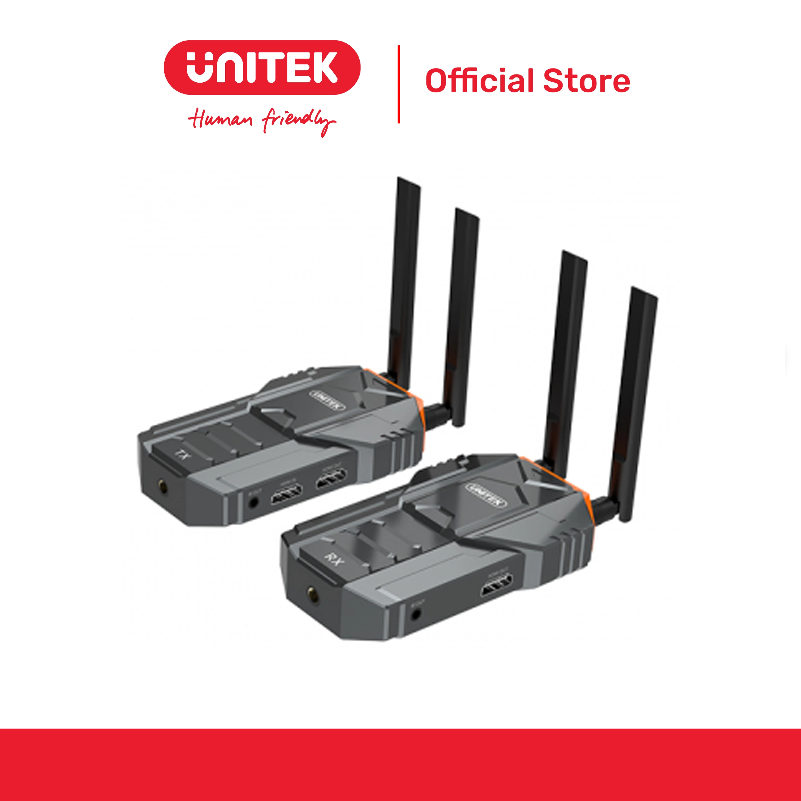 Bộ truyền tín hiệu HDMI 1080p@60Hz không dây UNITEK V176A