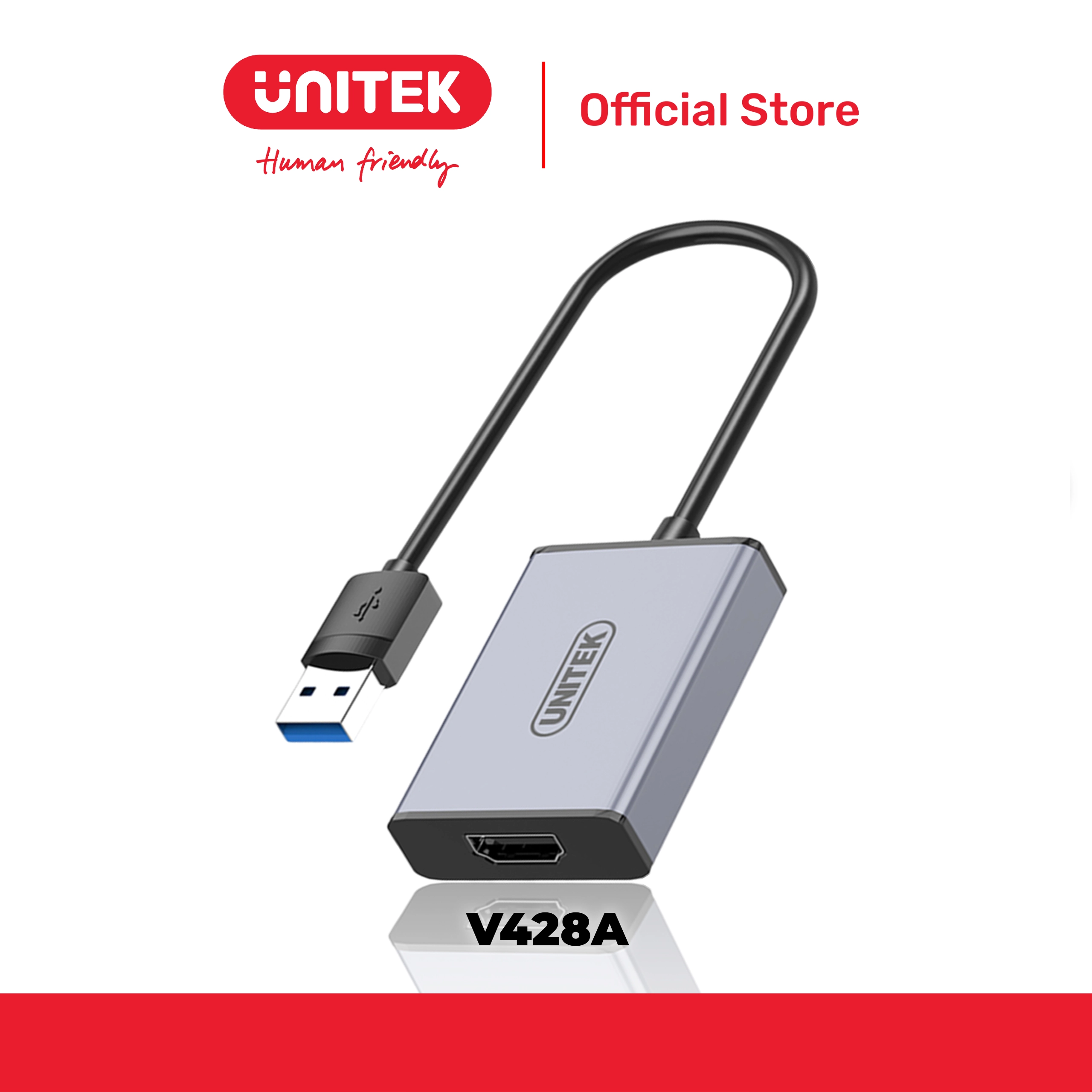 Cáp chuyển đổi USB -> HDMI 1080p@60Hz UNITEK V428A