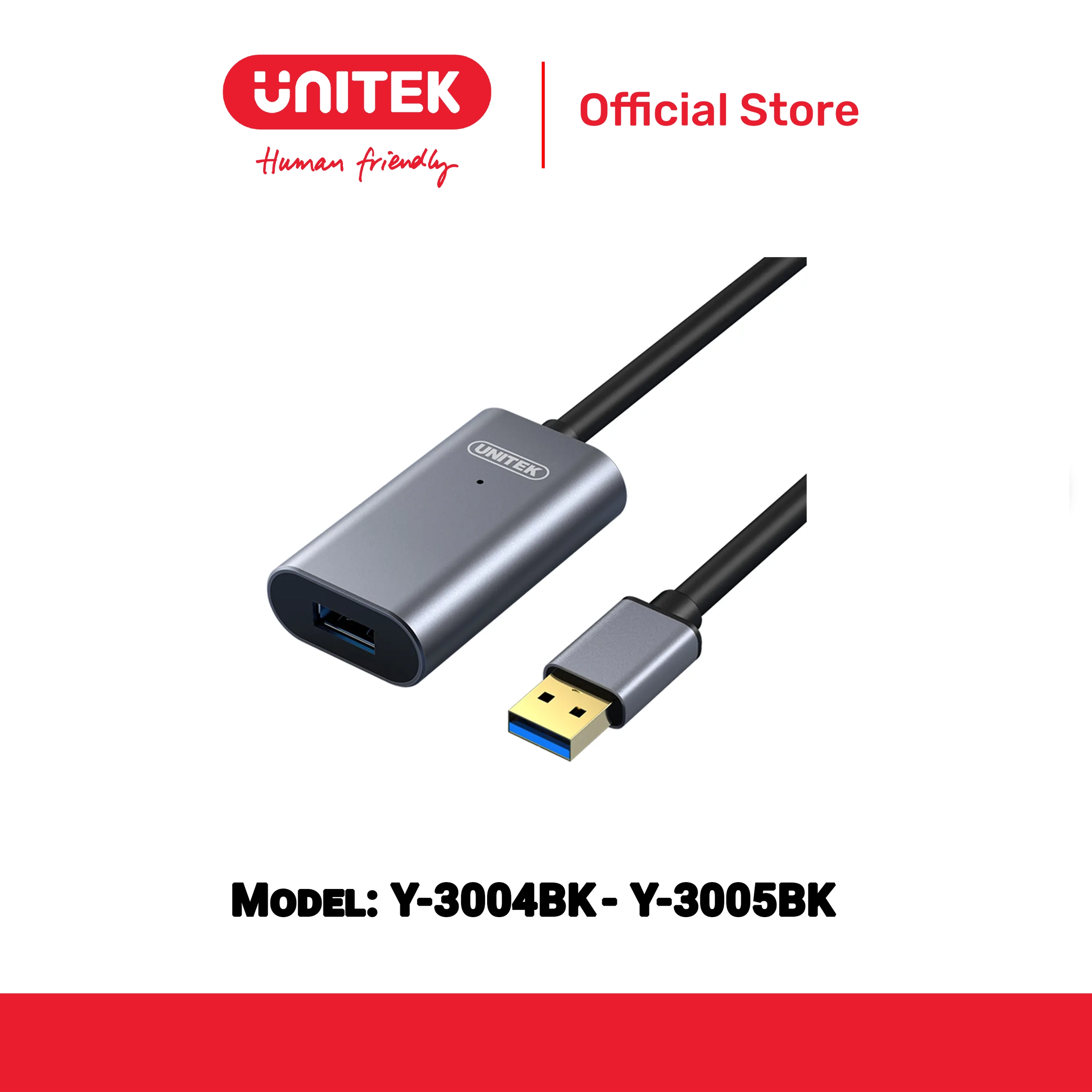 Cáp nối dài khuếch đại tín hiệu USB 3.0 dài đến 10M UNITEK Y-3004BK