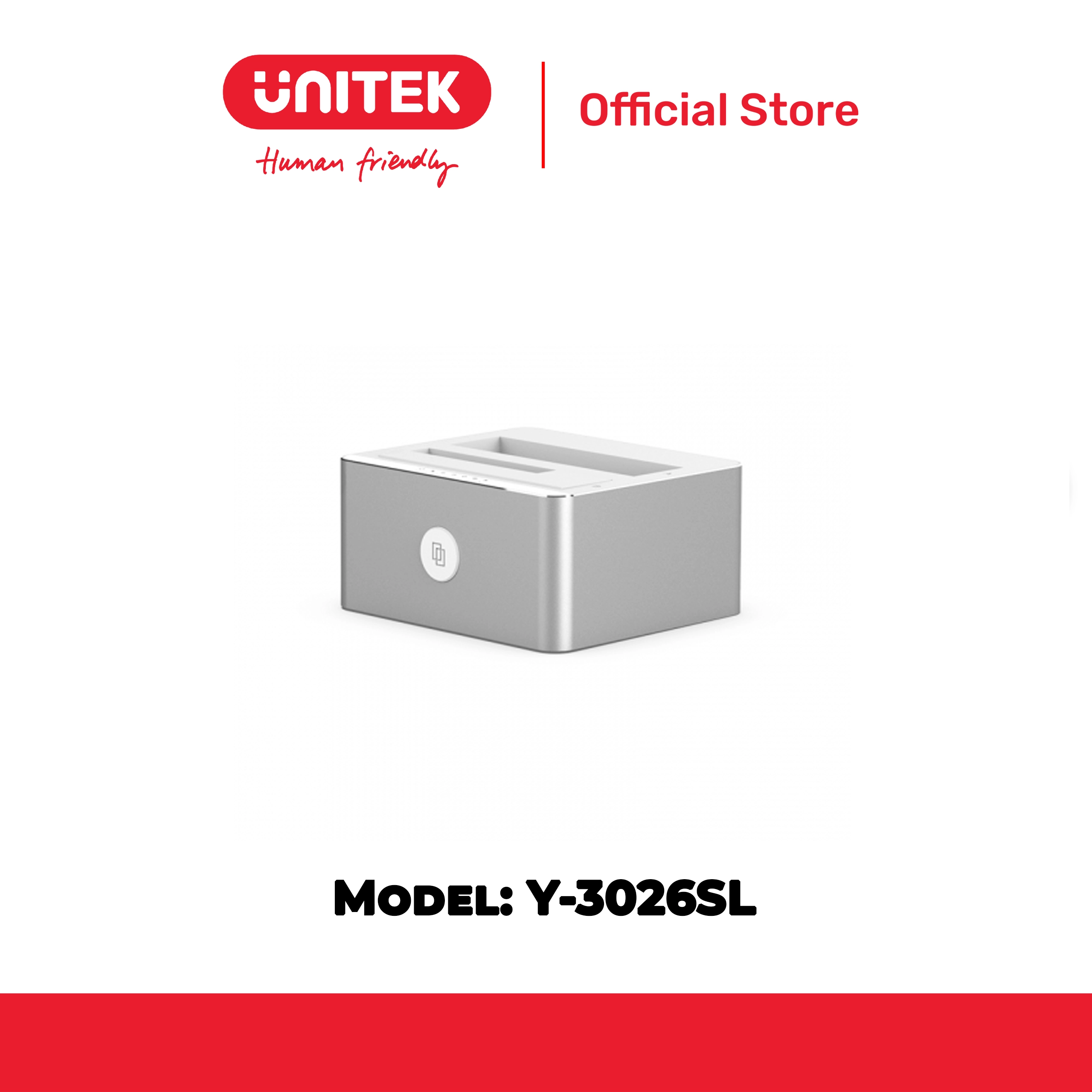 Dock ổ cứng kép 2.5/3.5 UNITEK Y-3026SL