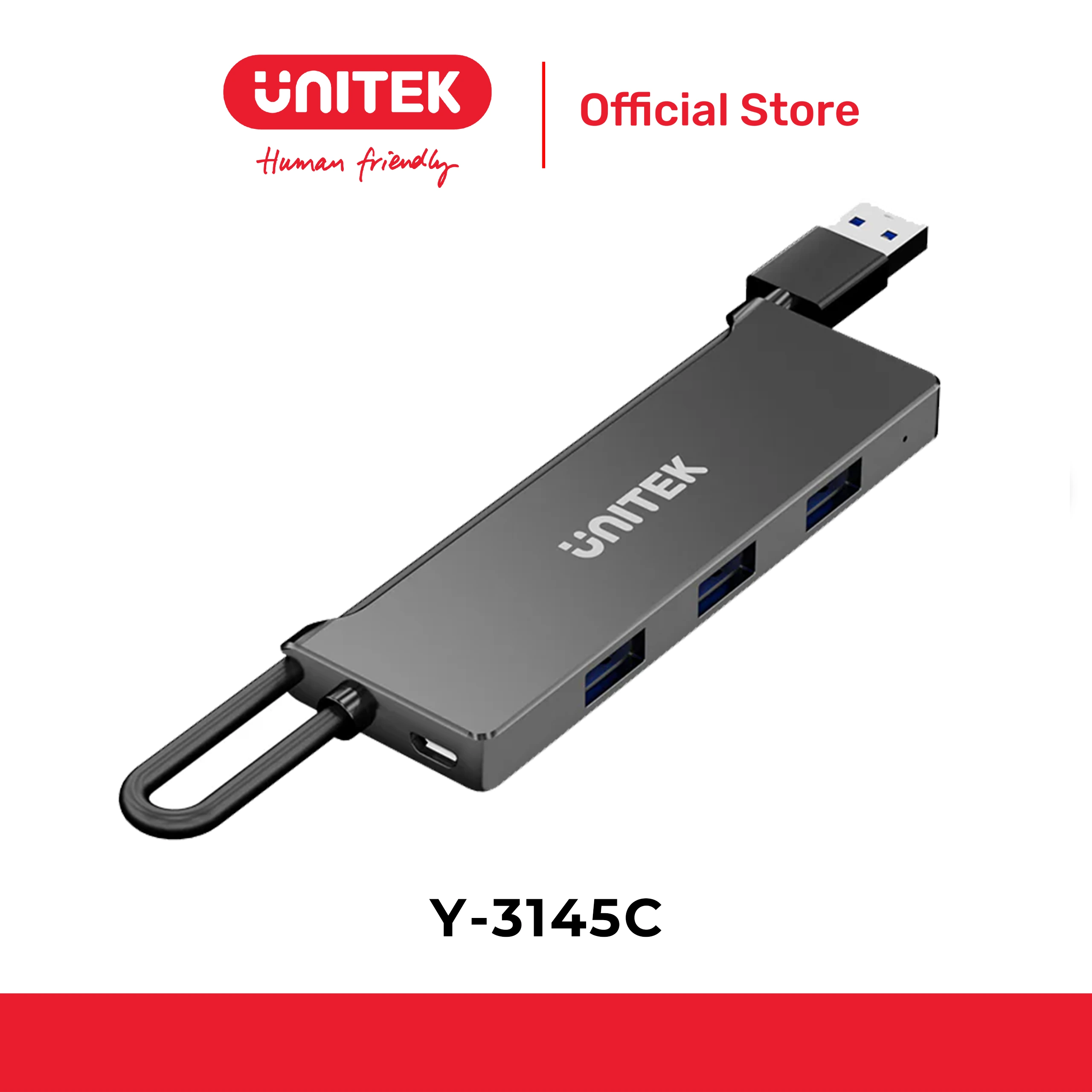 Hub USB 4 cổng 5Gbps UNITEK Y-3145C