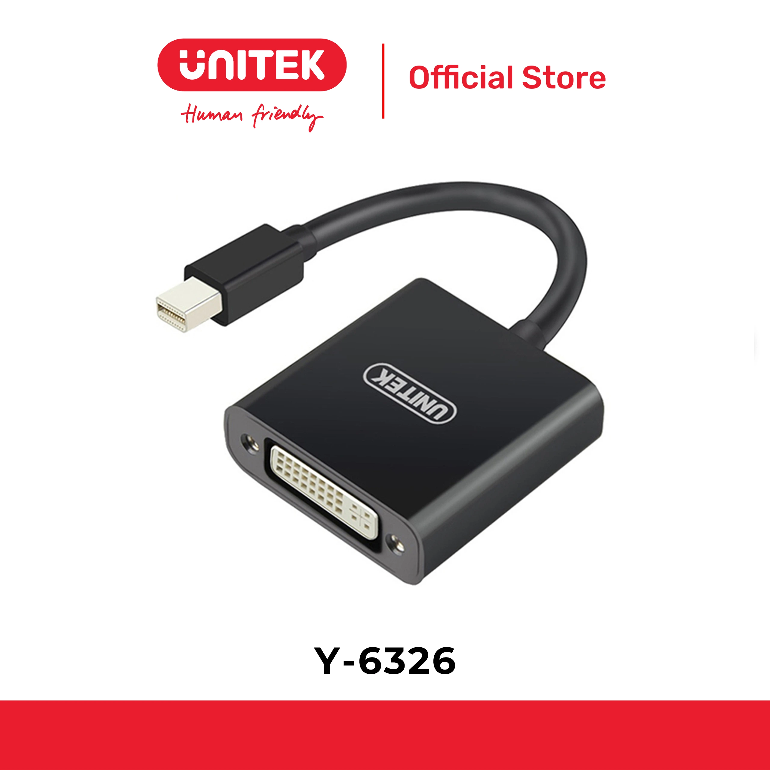 Cáp Mini Displayport -> DVI 24+5 UNITEK Y-6326BK