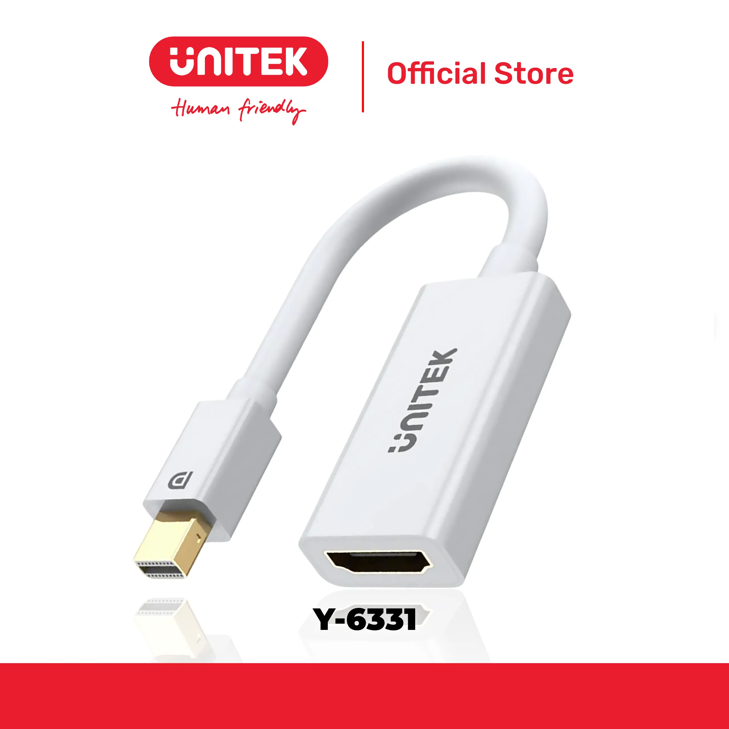 Cáp chuyển đổi Mini DisplayPort -> HDMI 1.4 4K@30Hz UNITEK Y-6331