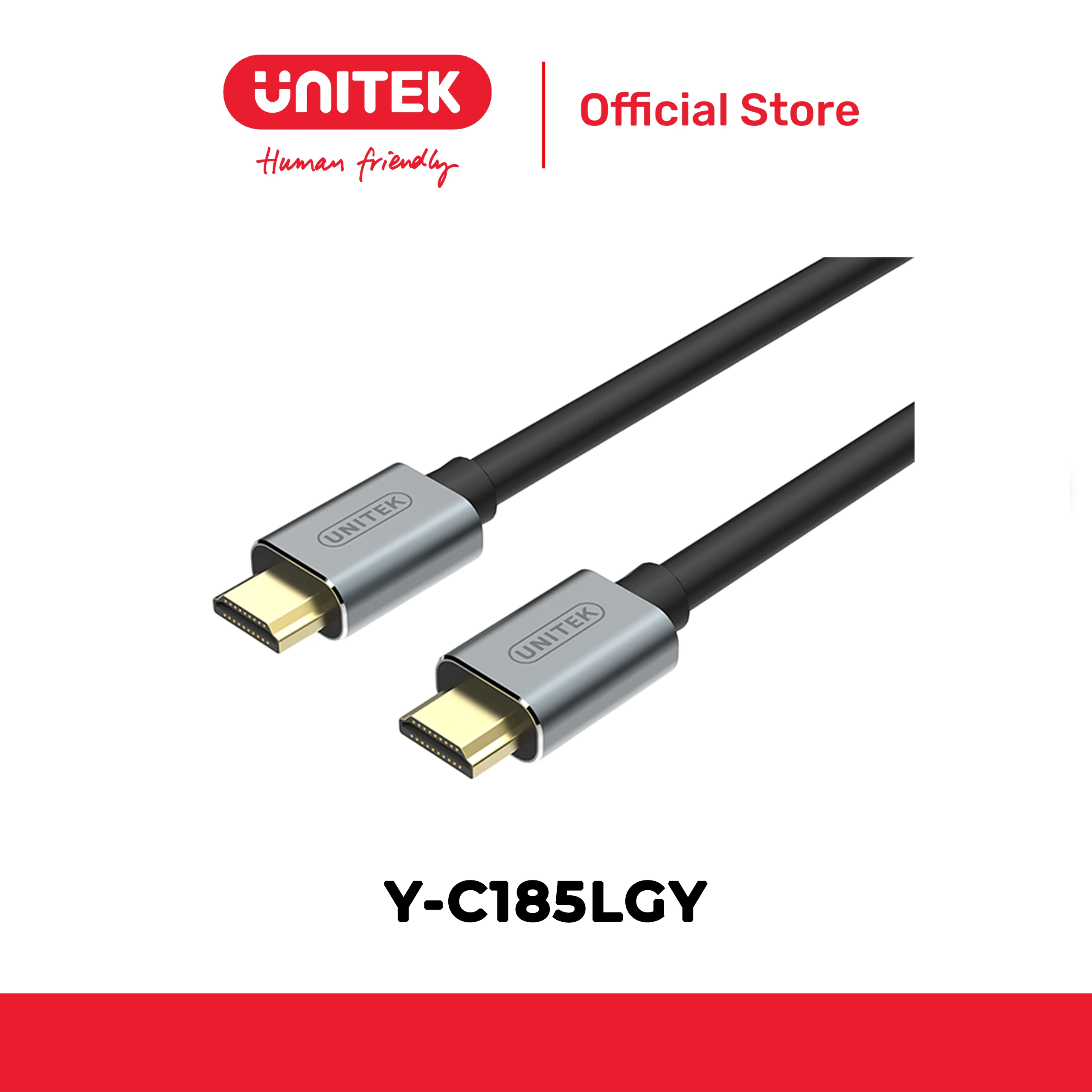 Cáp HDMI 2.0 4K@60Hz 0.5m UNITEK Y-C185LGY