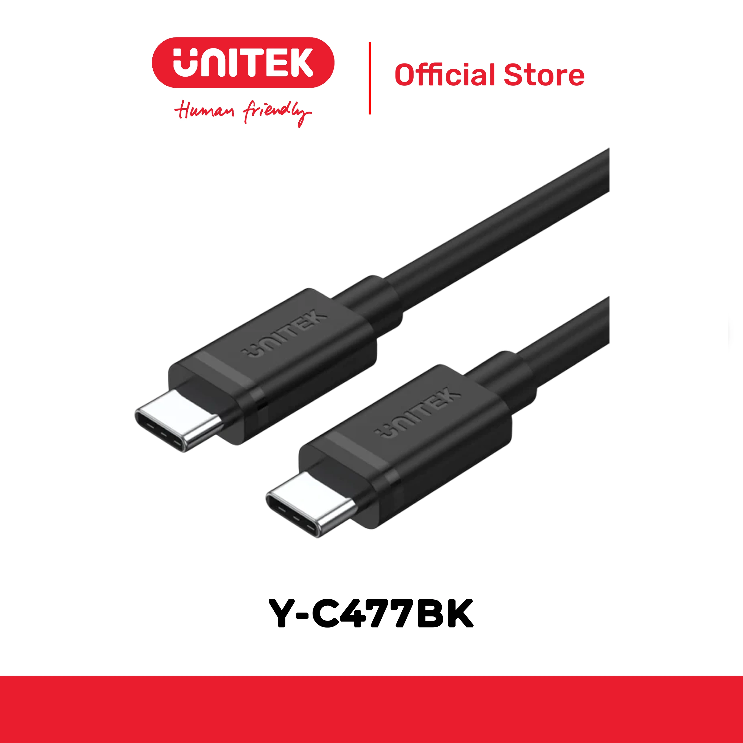 Cáp sạc Type-C dài đến 3m UNITEK Y-C477BK