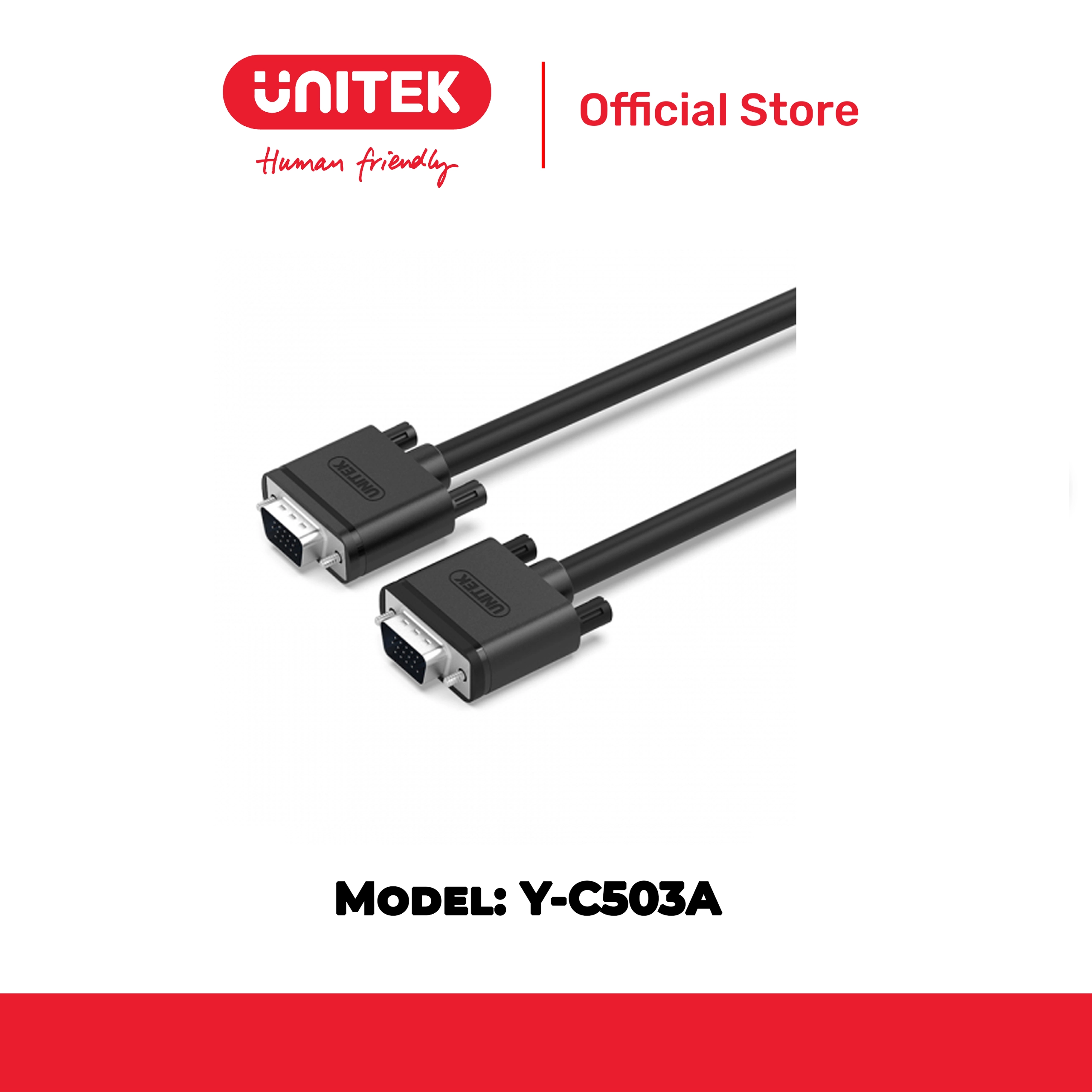 Cáp VGA UNITEK Y-C503K