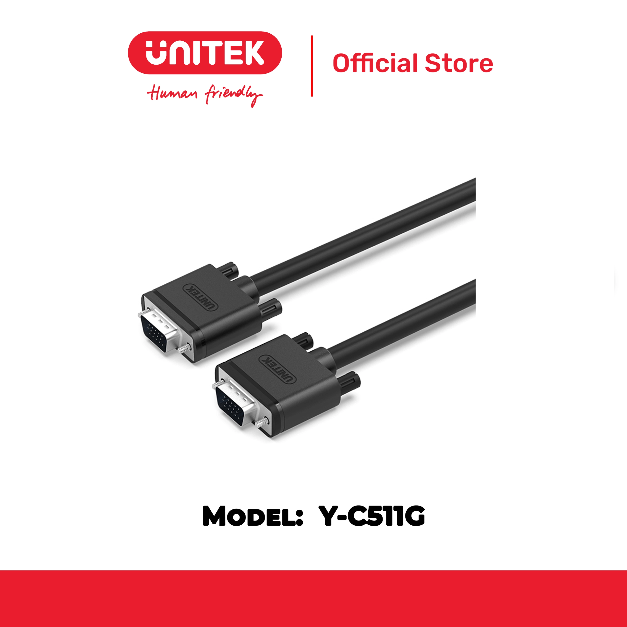 Cáp VGA 1080p@60Hz dài đến 30M UNITEK Y-C503A